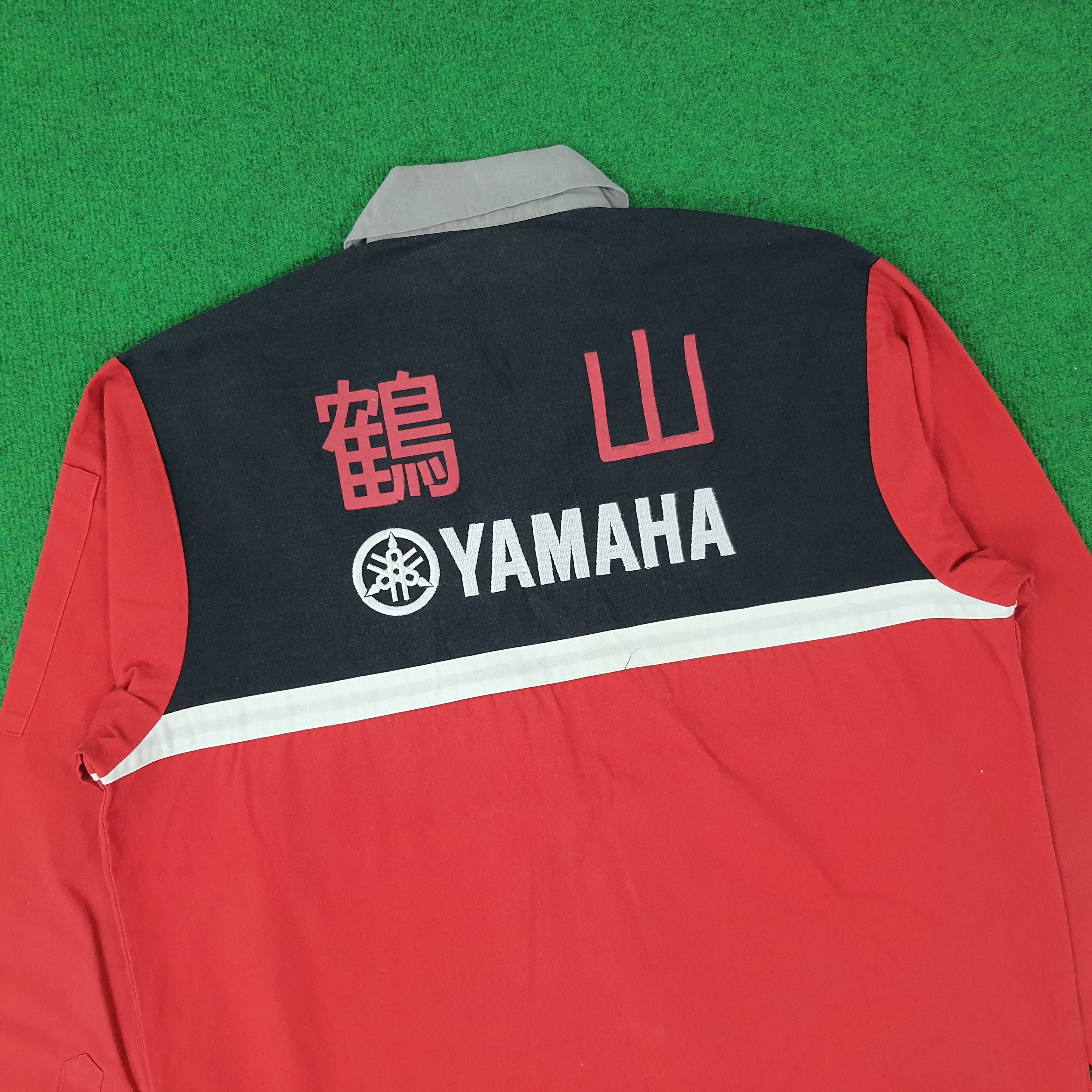 Yamaha Vintage YAMAHA Sports Motorcycle Button Up Shirt C259N72 Size US M / EU 48-50 / 2 - 2 Thumbnail