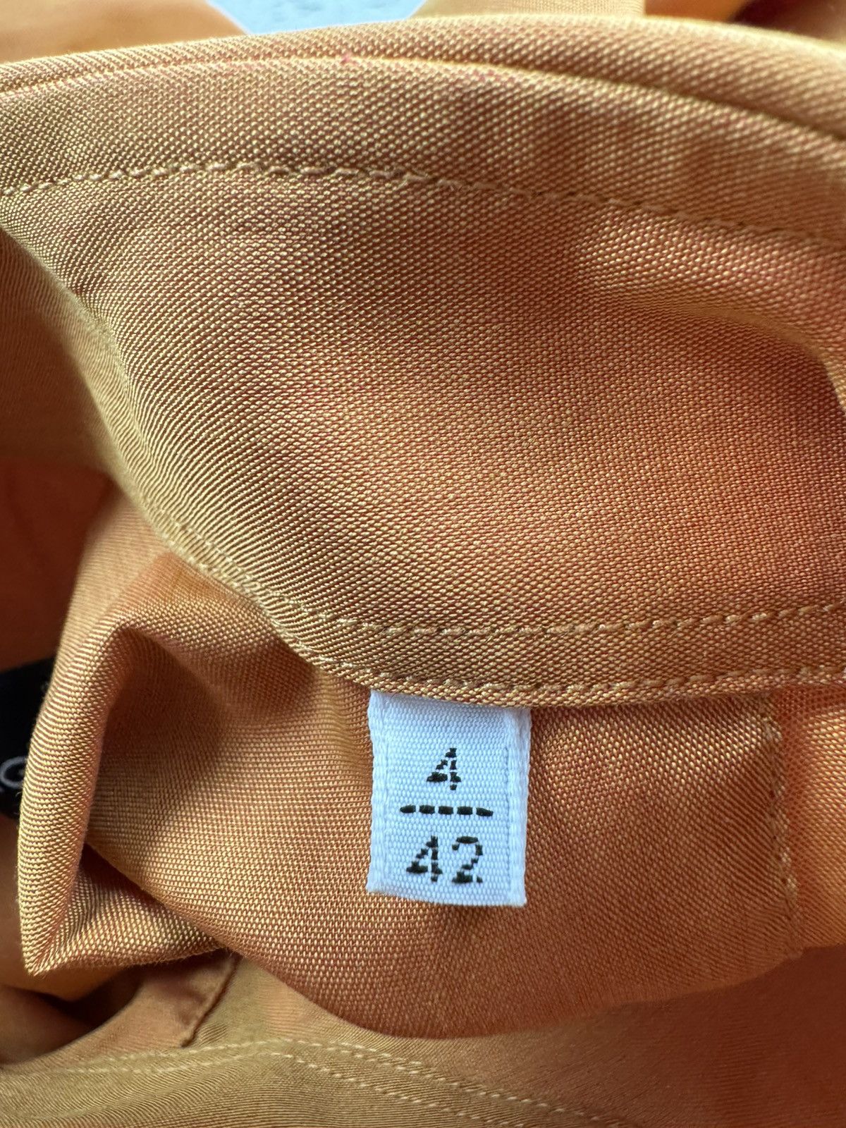 Balenciaga Balenciaga BB 00s Orange 4/42 Cotton Button Longsleeve Luxury Classic Shirt Size US XL / EU 56 / 4 - 12 Thumbnail