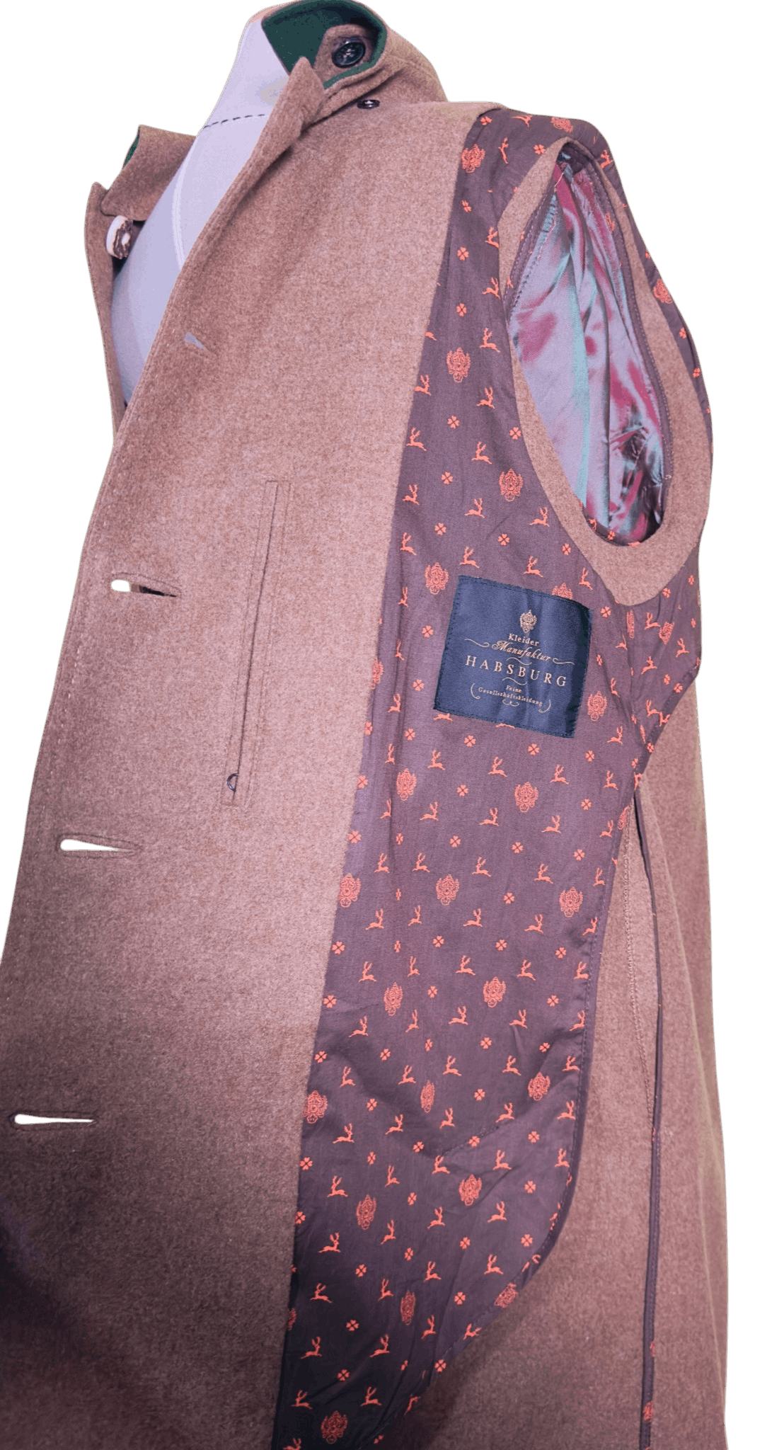 Vintage Habsburg wool brown coat Size M / US 6-8 / IT 42-44 - 10 Thumbnail