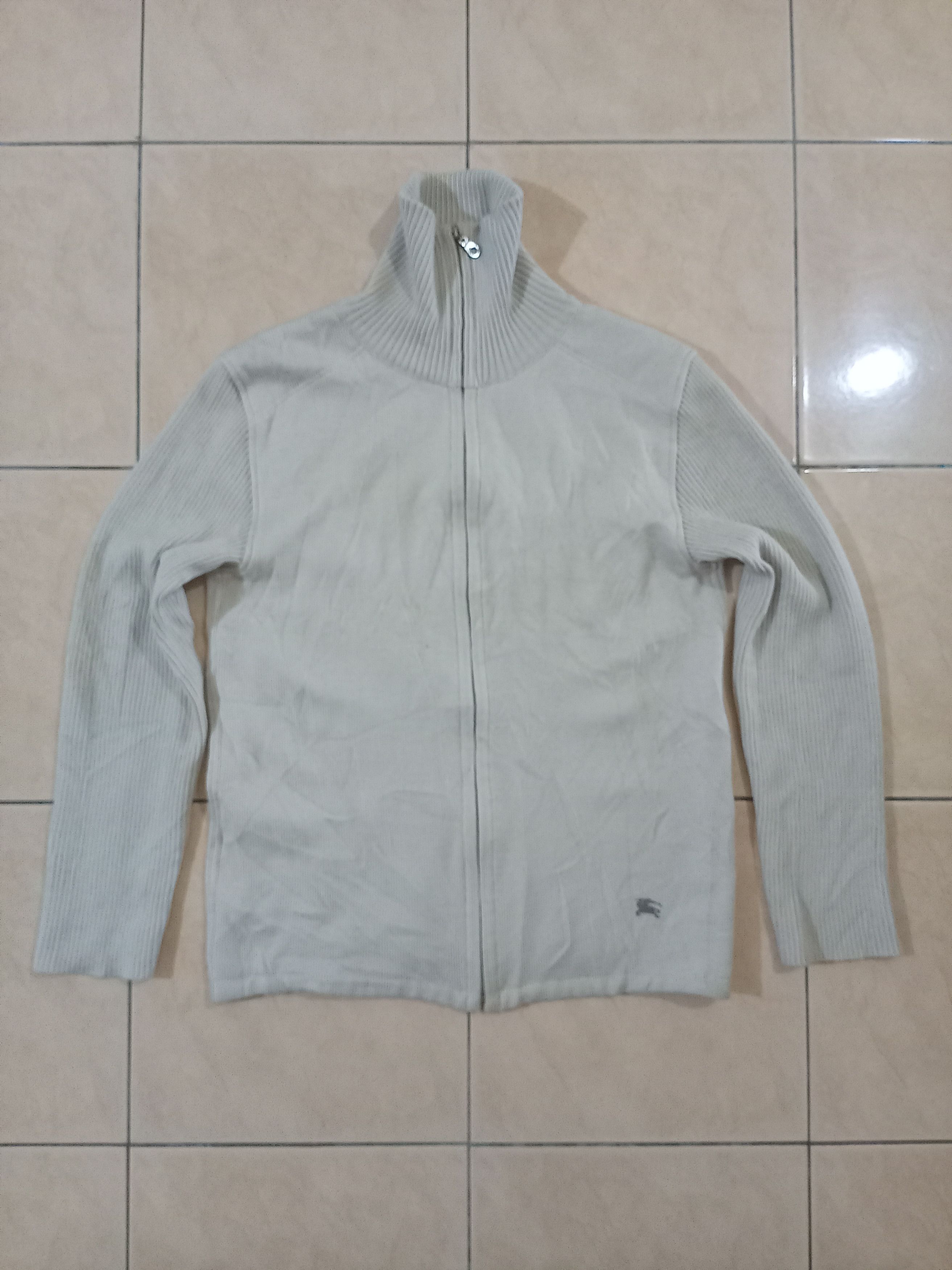 Burberry BURBERRY TURTLE NECK ZIPPER KNITWEAR Size M / US 6-8 / IT 42-44 - 1 Thumbnail