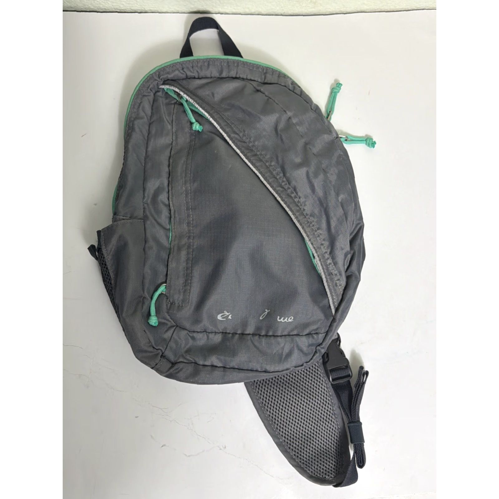 Eddie Bauer VINTAGE Eddie Bauer Sling Bag Messenger Bag Gray Green 10L 13x9x3 Men Medium Size ONE SIZE - 2 Thumbnail