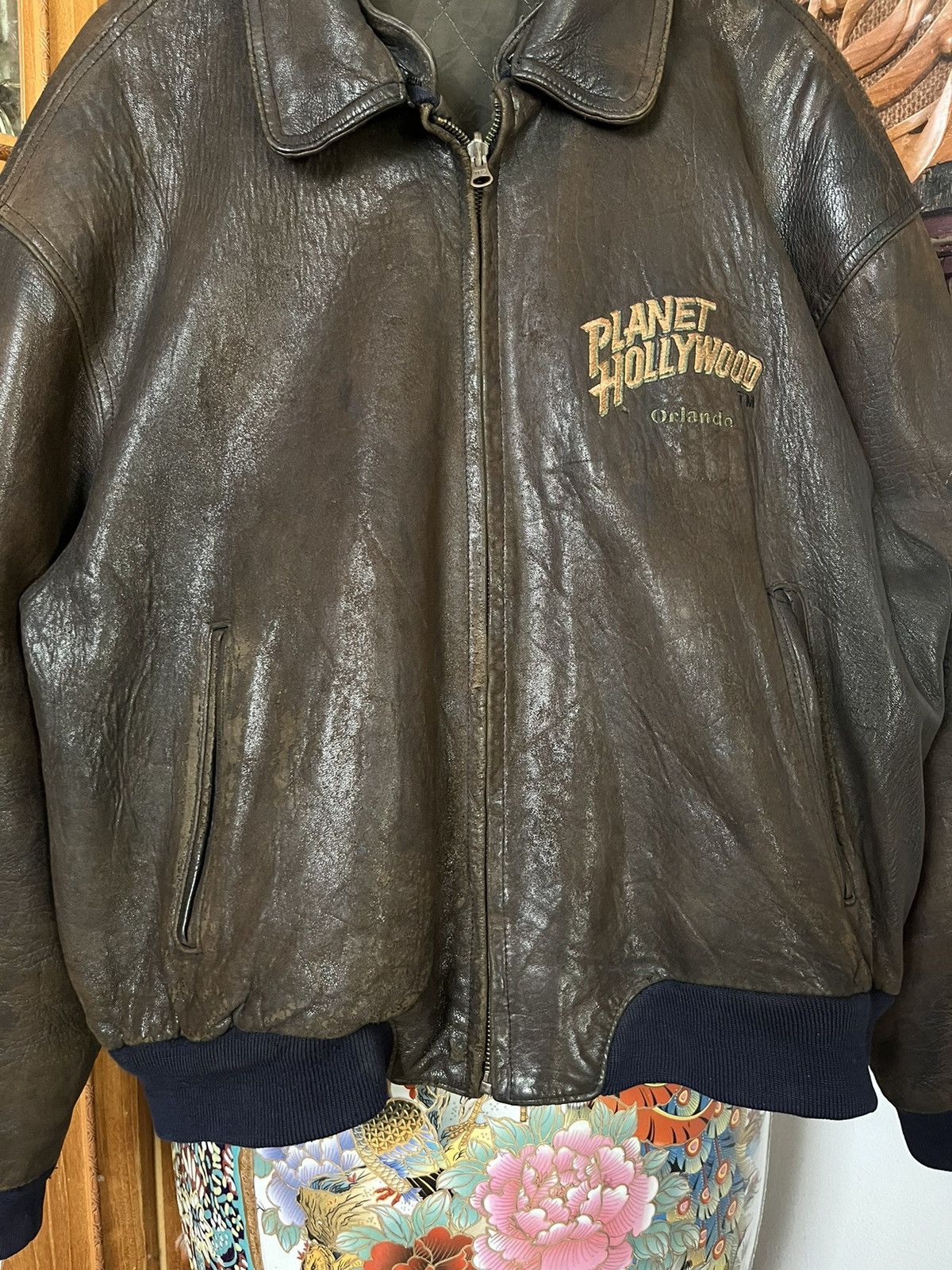 Planet Hollywood 1994 Planet Hollywood Orlando,USA Reversible Suede Jacket Size US XL / EU 56 / 4 - 7 Thumbnail