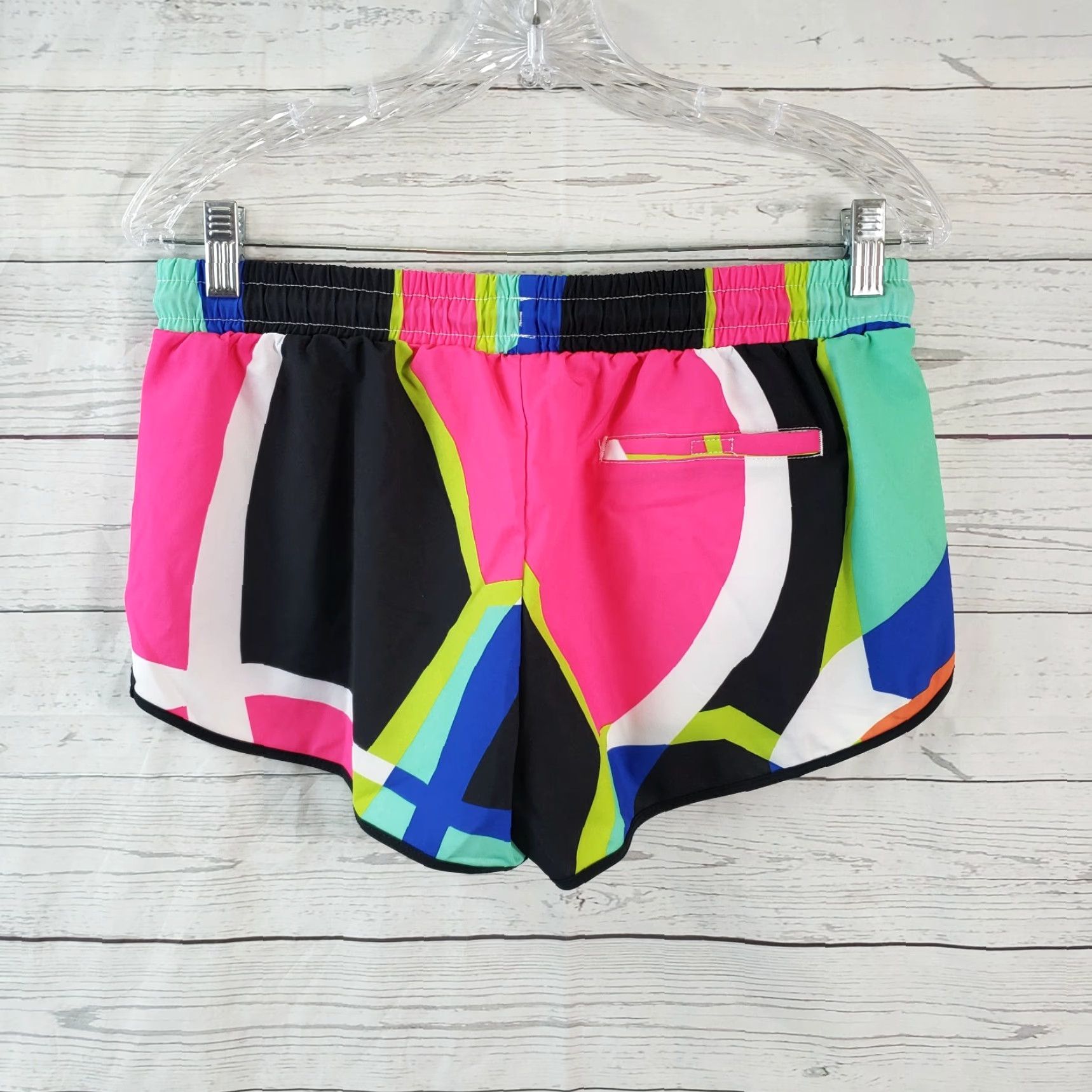 Fabletics Fabletics Carrie Shorts Womens Sz S Pink Black Mid Rise Size 28" / US 6 / IT 42 - 2 Thumbnail