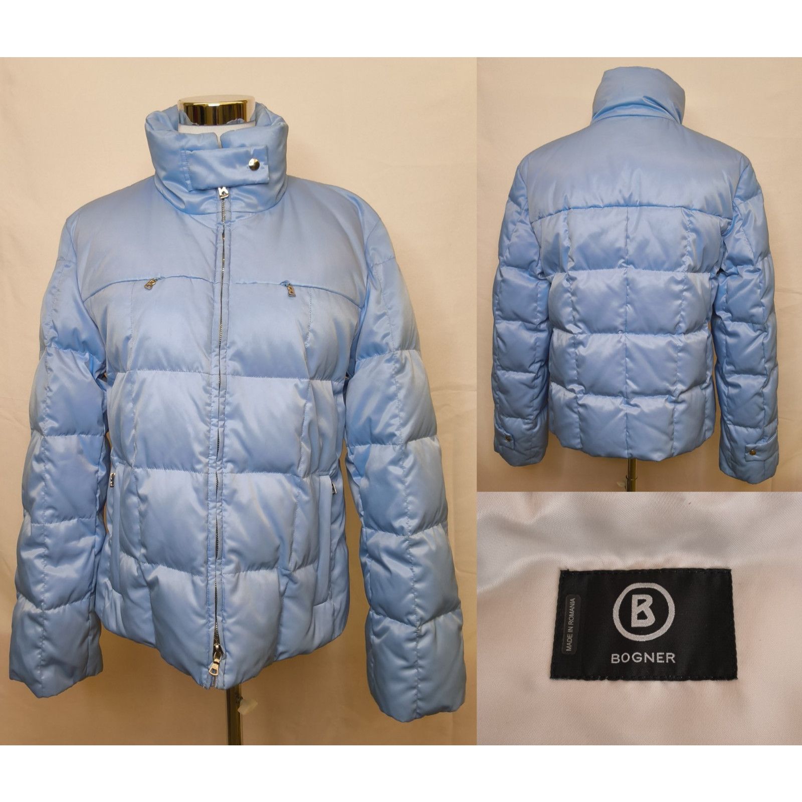 Bogner Bogner Ski Jacket Women's 6 Blue Goan Thylmann Designer Size M / US 6-8 / IT 42-44 - 1 Thumbnail
