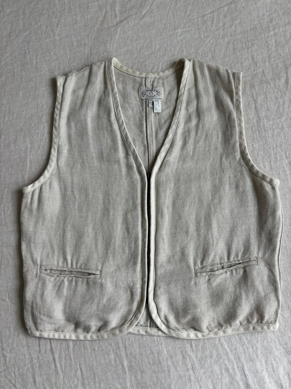 Armani Giorgio Armani Jeans Vest Size US L / EU 52-54 / 3 - 1 Thumbnail