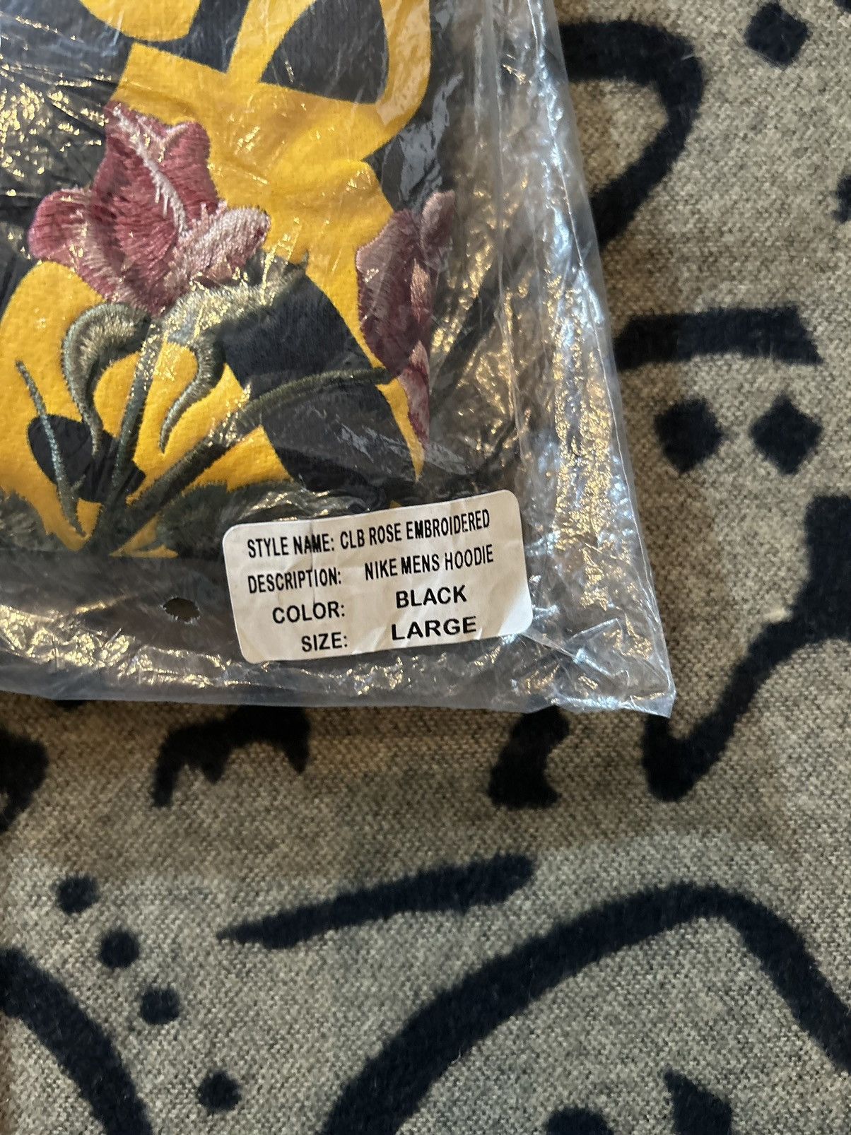 Drake × Nike Nike X Drake CLB Rose Embroidered Hoodie Size US L / EU 52-54 / 3 - 5 Thumbnail