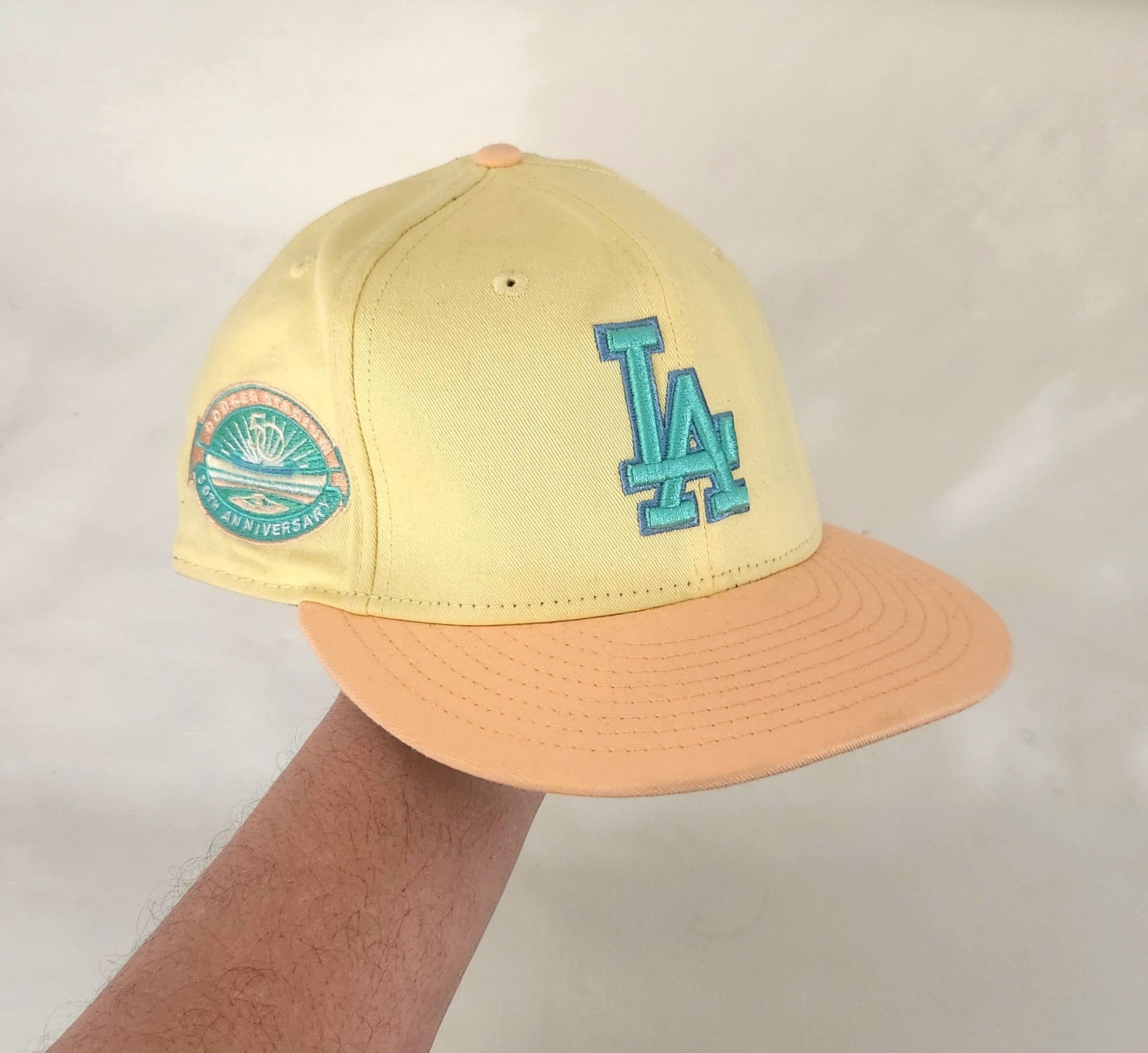 Cooperstown Collection × New Era New Era 59Fifty Hat Cap LA Dodgers MLB Pastel multicolor Size ONE SIZE - 1 Thumbnail