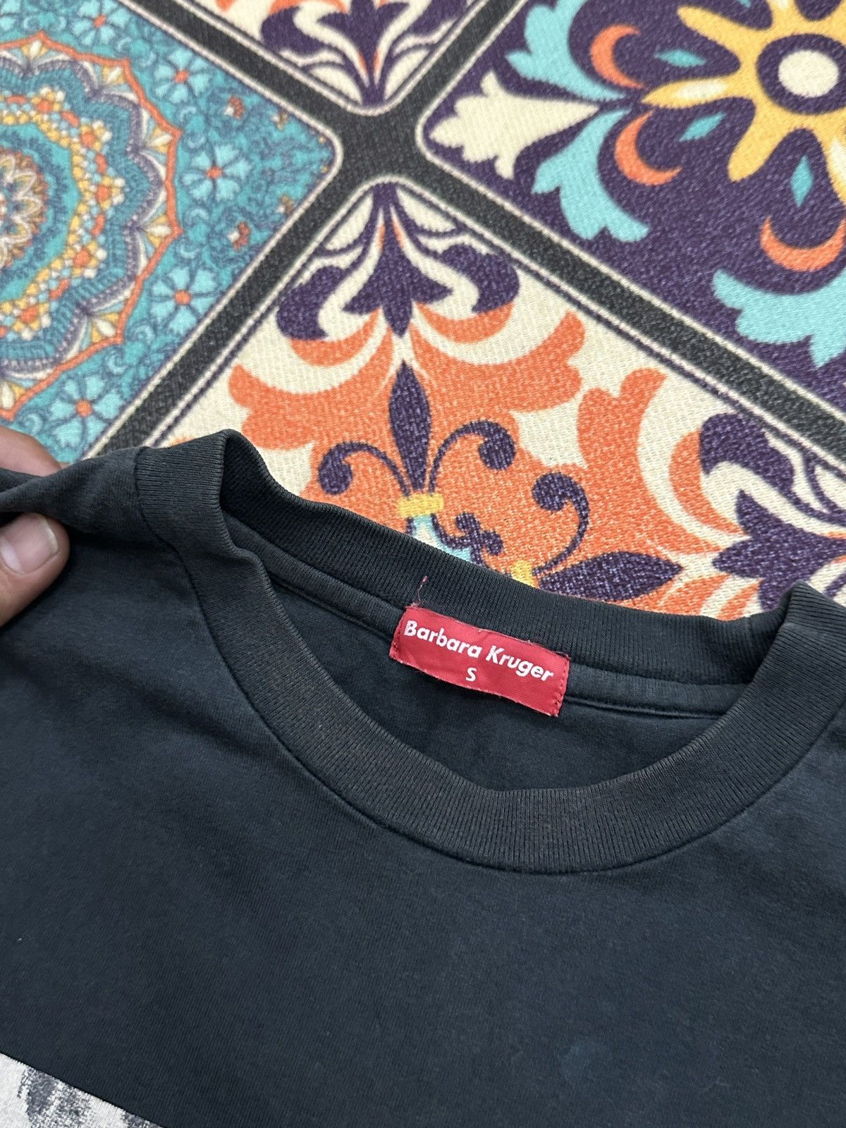 Barbara Kruger Vintage Barbara Kruger “We Don’t Need Another Hero” Tshirt Size US S / EU 44-46 / 1 - 13 Thumbnail