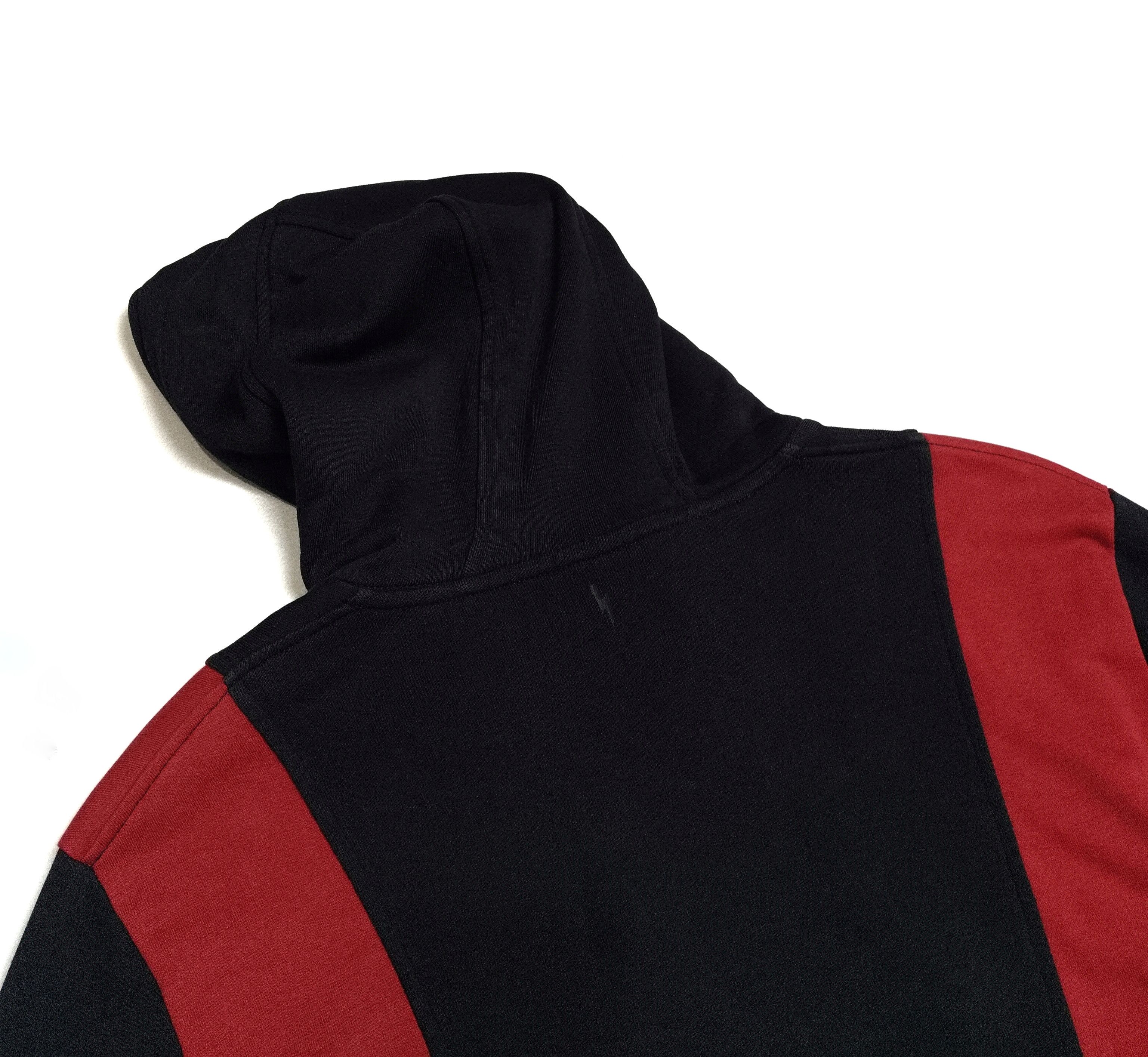 Neil Barrett Neil Barrett Black Panelled Modernist Retro Hoodie Size US S / EU 44-46 / 1 - 12 Thumbnail