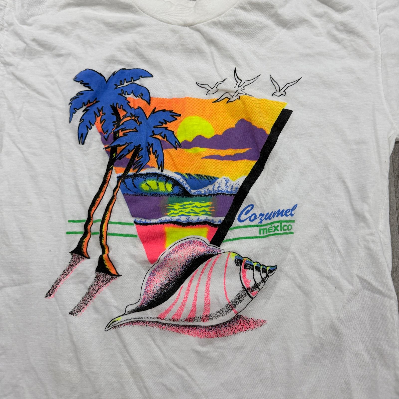 Vintage Vintage Cozumel Mexico Shirt Men's Large 90s Sunset Island Size US L / EU 52-54 / 3 - 3 Thumbnail