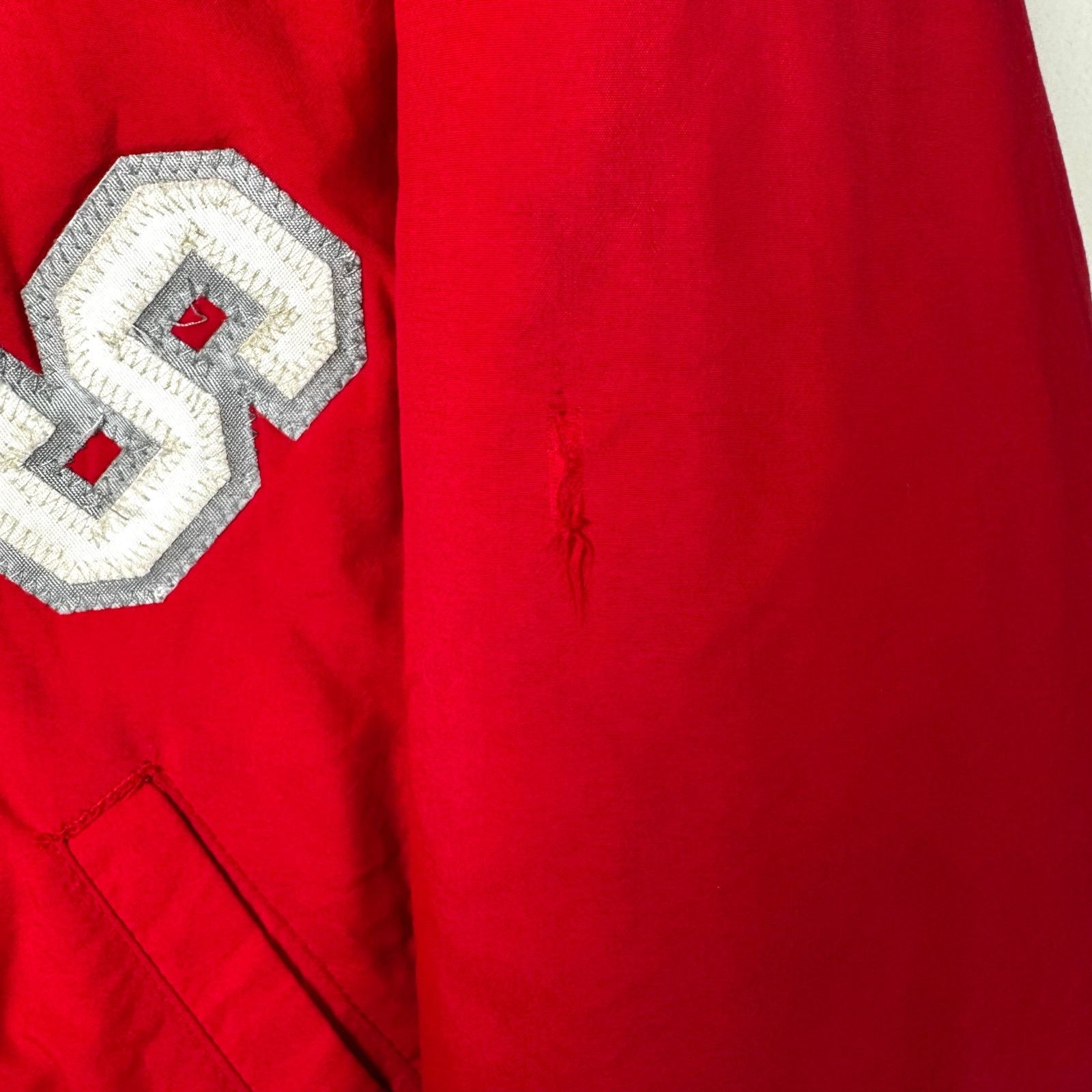 NEFF Vintage Neff Rebels Varsity Jacket XL Red Streetwear USA Size US XL / EU 56 / 4 - 4 Thumbnail
