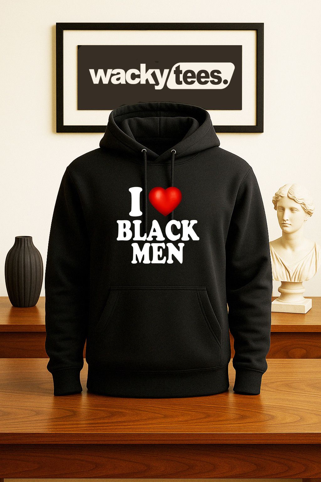 Other I Love Black Men I Heart Chocolate Adult Graphic Tee Shirt Size US L / EU 52-54 / 3 - 6 Thumbnail