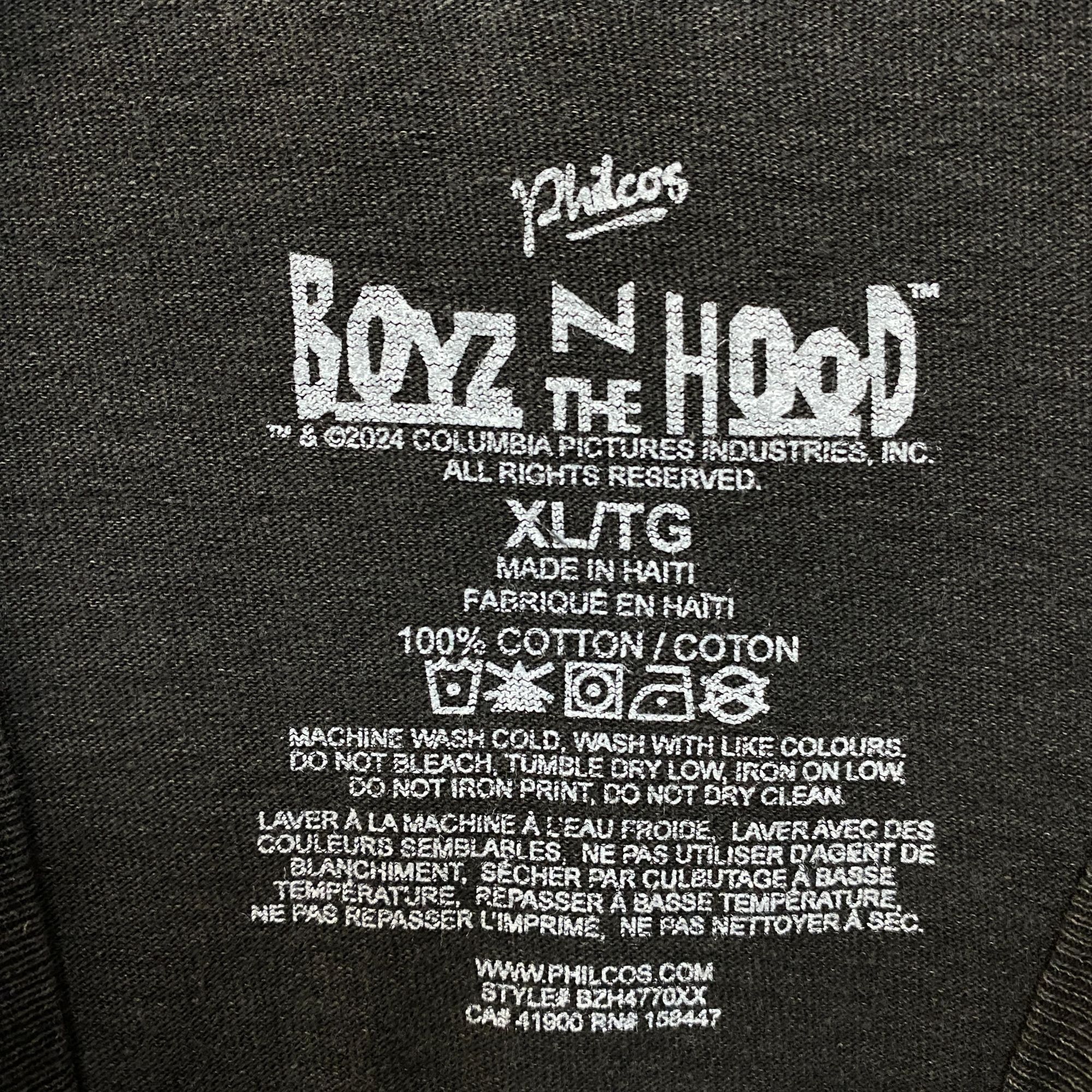 Rap Tees Boyz N The Hood Ice Cube Movie Poster T-Shirt Extra Large Size US XL / EU 56 / 4 - 4 Thumbnail