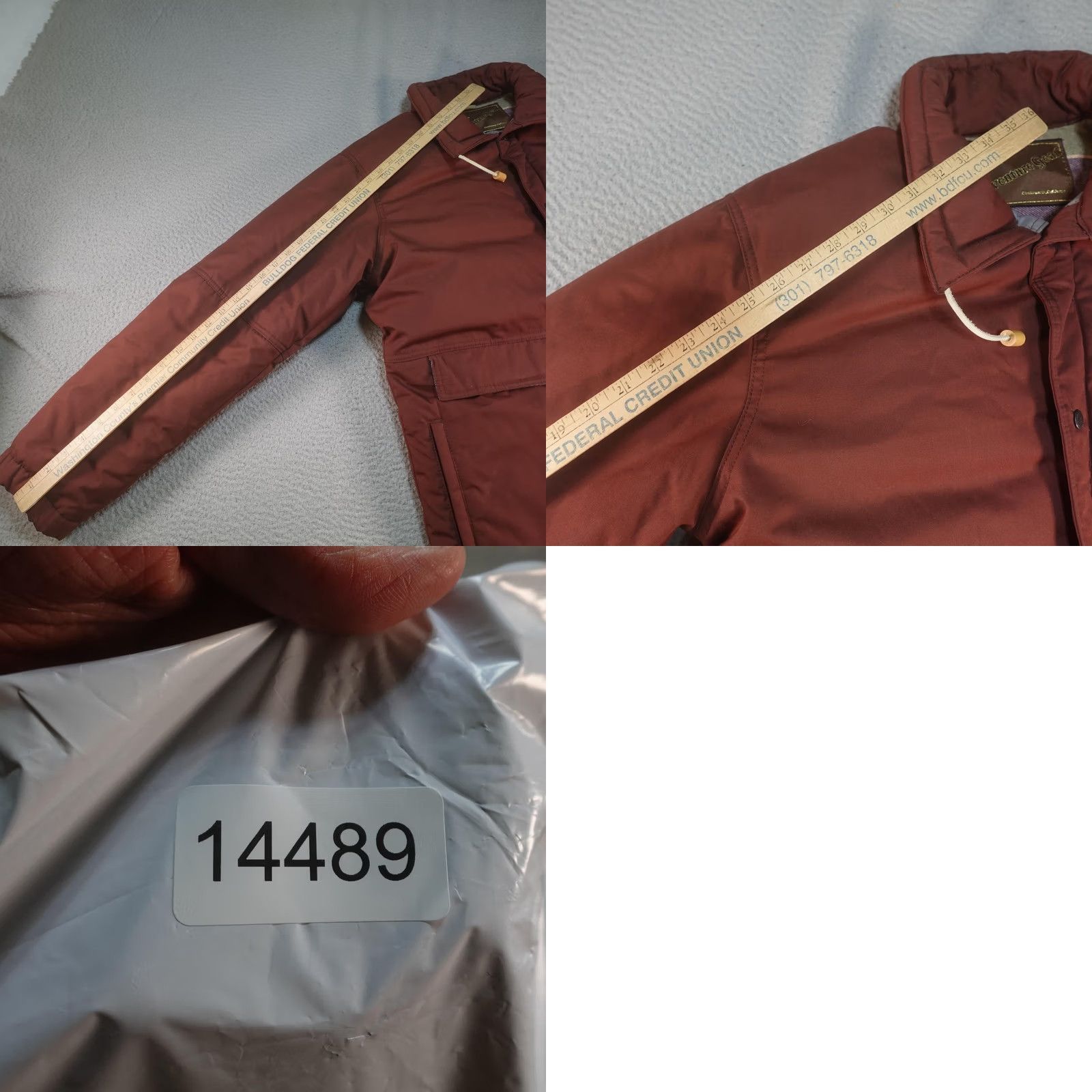 Vintage VINTAGE Adventure Gear Vagabond Jacket Mens XL Brown Down Puffer Canvas Zip Stand-Up Collar Winter Hiking Skiing Outdoor Size US XL / EU 56 / 4 - 11 Thumbnail