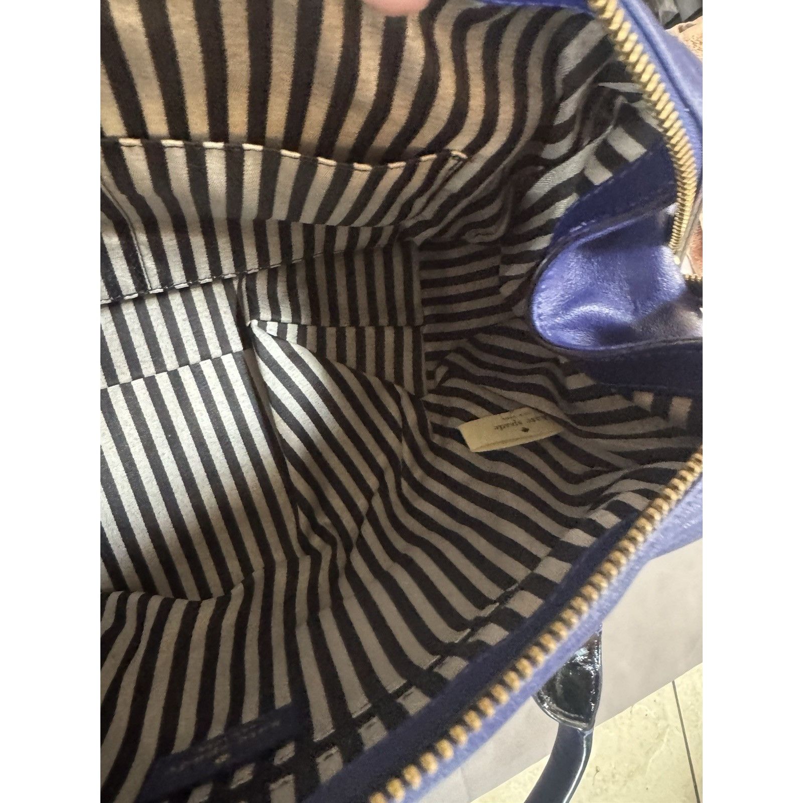 Kate Spade KATE SPADE NEW YORK MEDIUM SIZE COBALT BLUE SHOULDER BAG PUR Size ONE SIZE - 7 Thumbnail