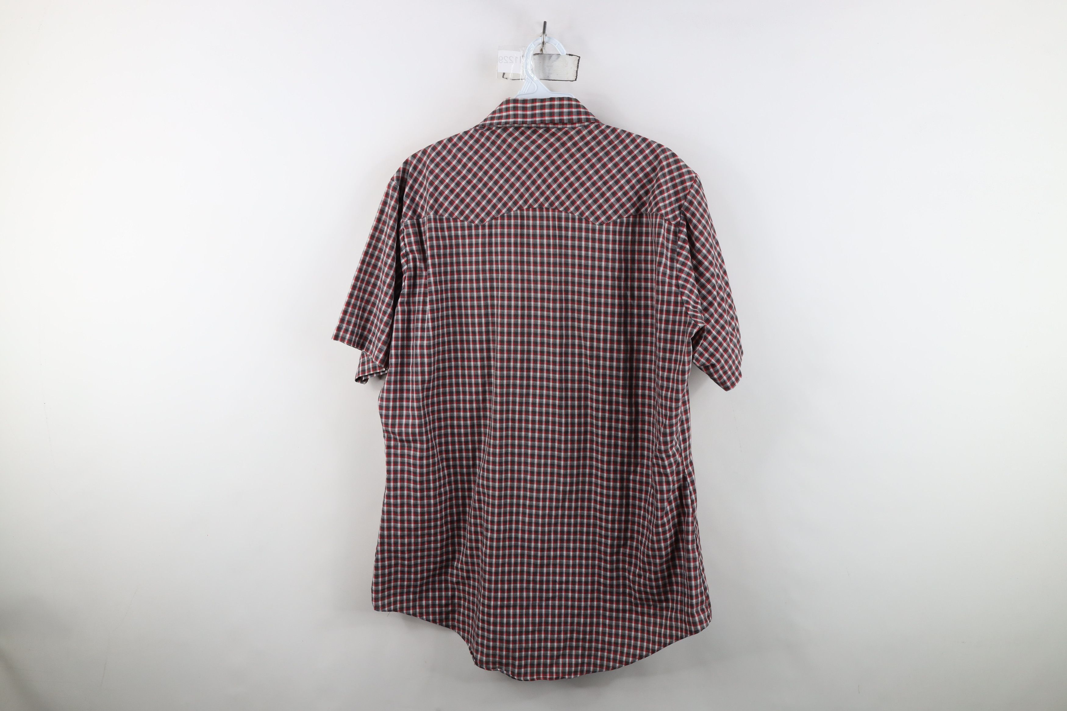 Levi's Vintage 80s 90s Levis Cowboy Button Short Sleeve Shirt Plaid Size US L / EU 52-54 / 3 - 9 Thumbnail