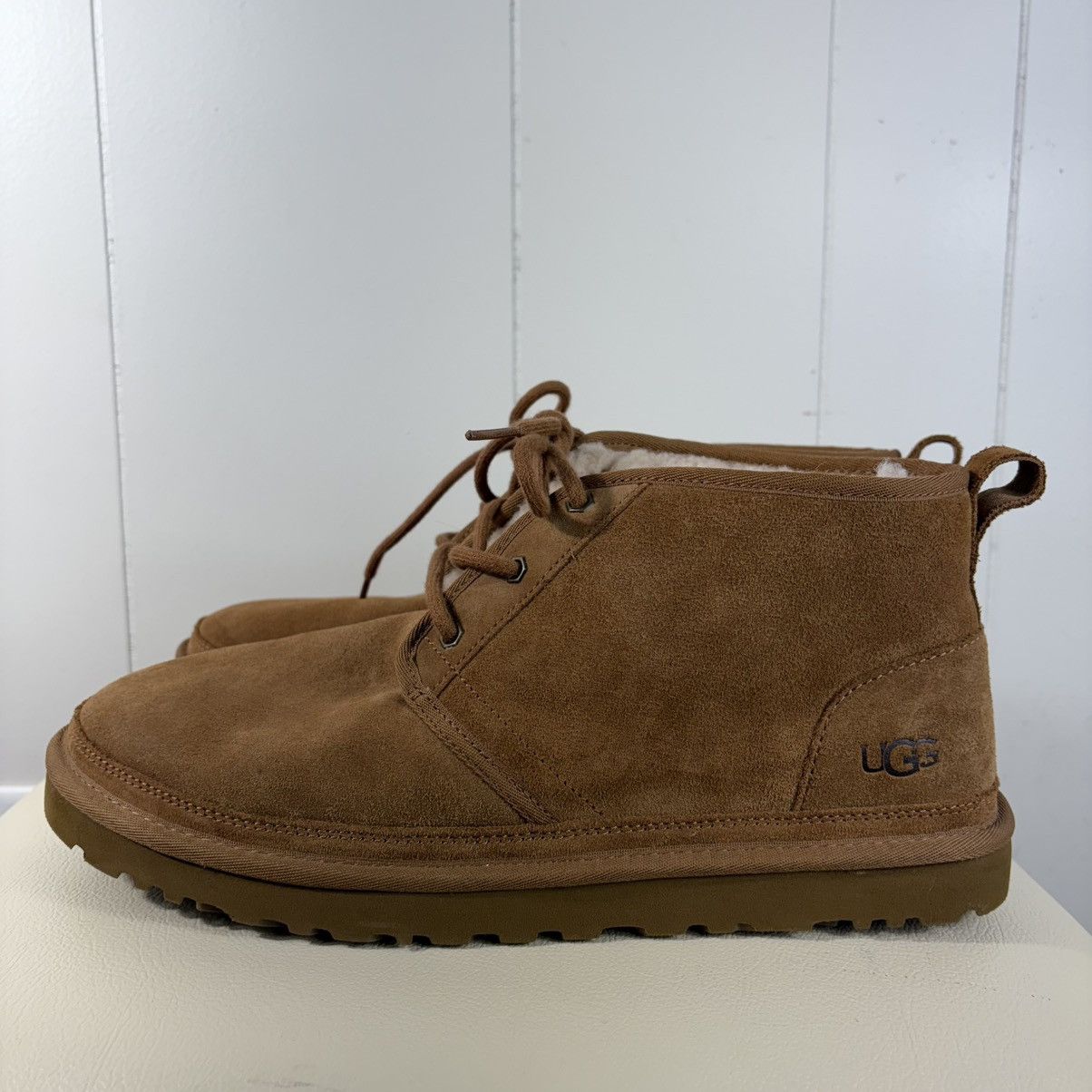 Ugg UGG Men's Neumel Brown Suede Ankle Slipper Boots Size 13 Size US 13 / EU 46 - 4 Thumbnail