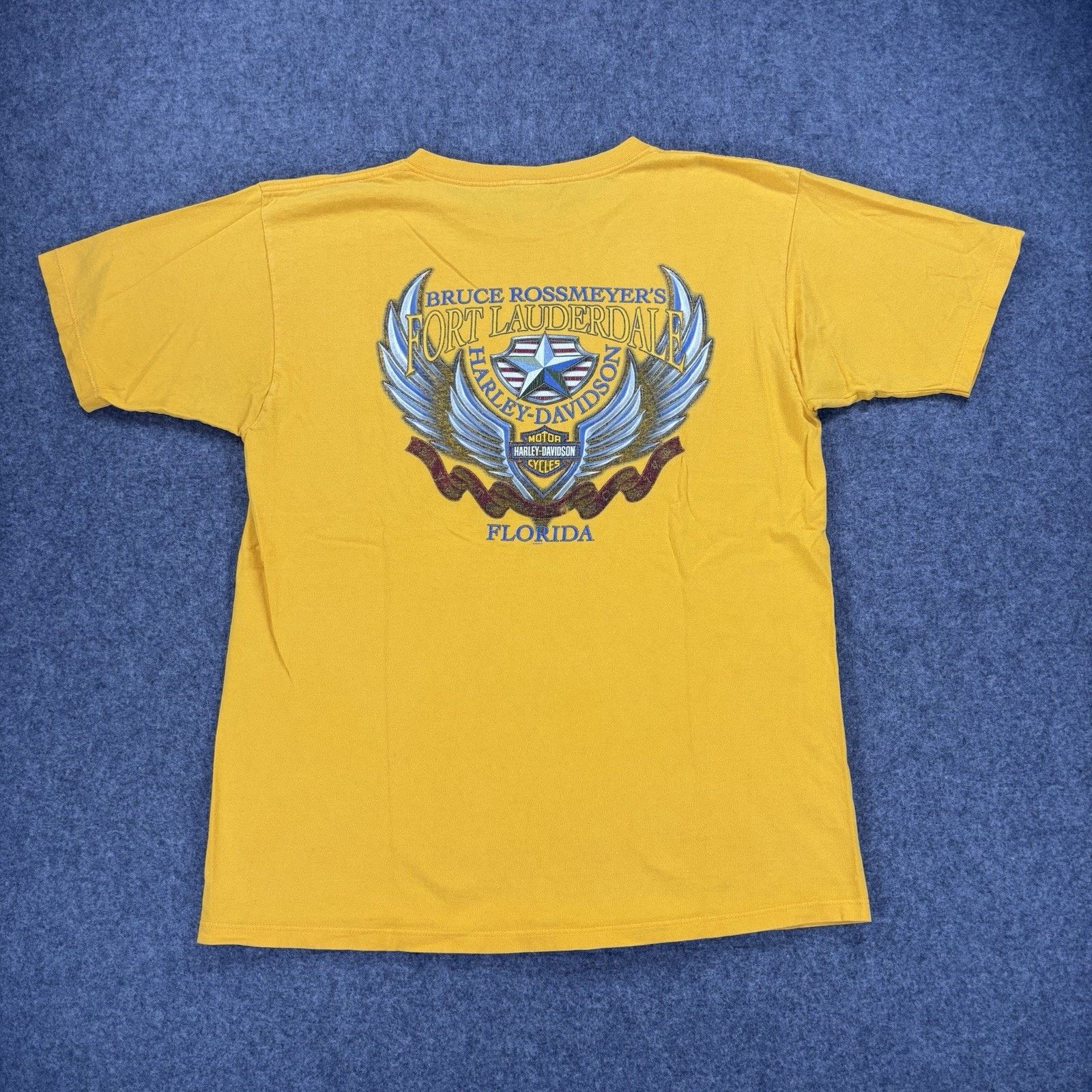 Harley Davidson Harley-Davidson Bruce Rossmeyer Ft. Lauderdale Shirt Mens XL Size US XL / EU 56 / 4 - 1 Thumbnail