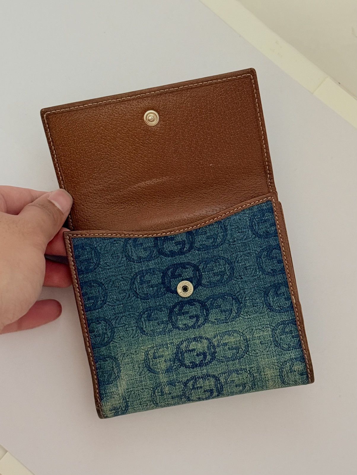 Gucci Denim Wallet