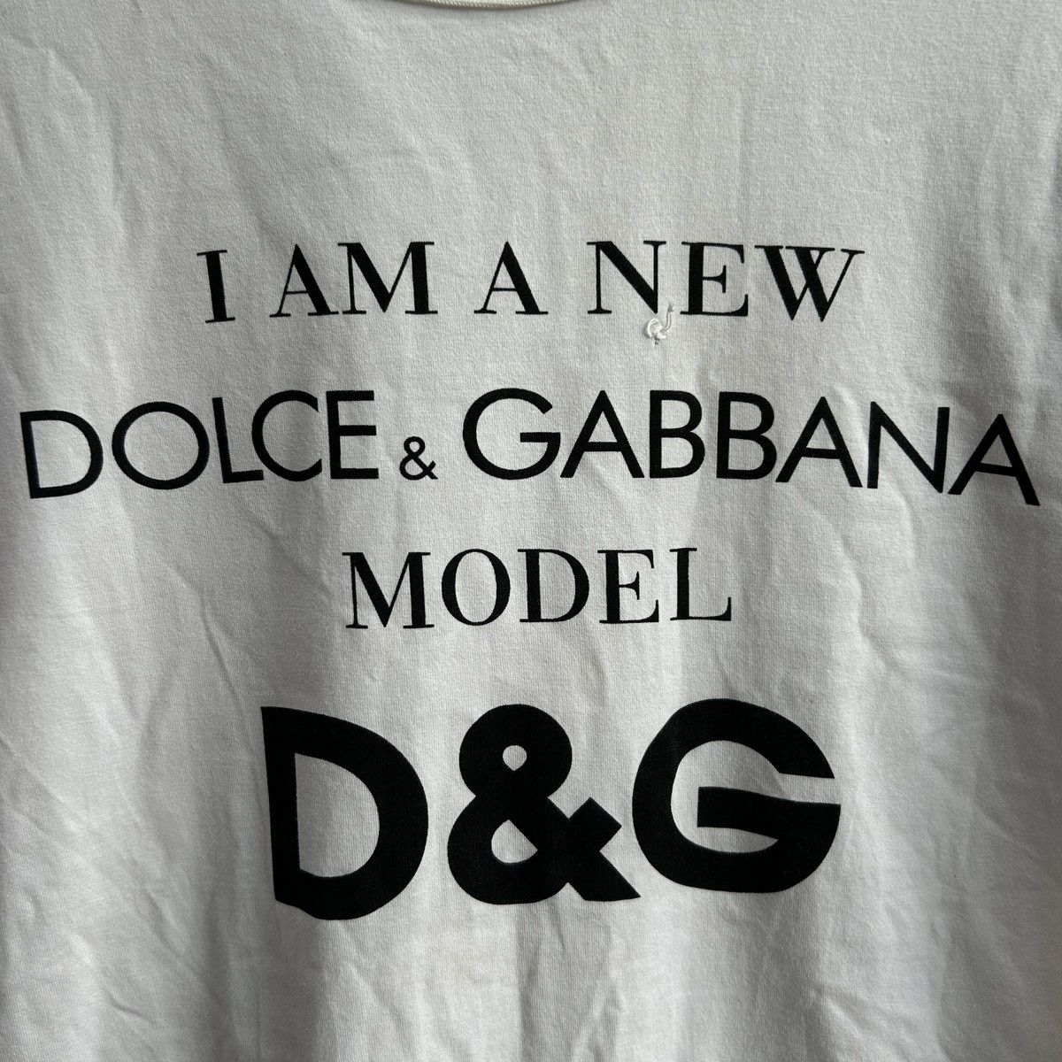 Japanese Brand DOLCE & GABBANA I AM NEW MODEL DOLCE & GABBANA Tshirt White Size US S / EU 44-46 / 1 - 6 Thumbnail