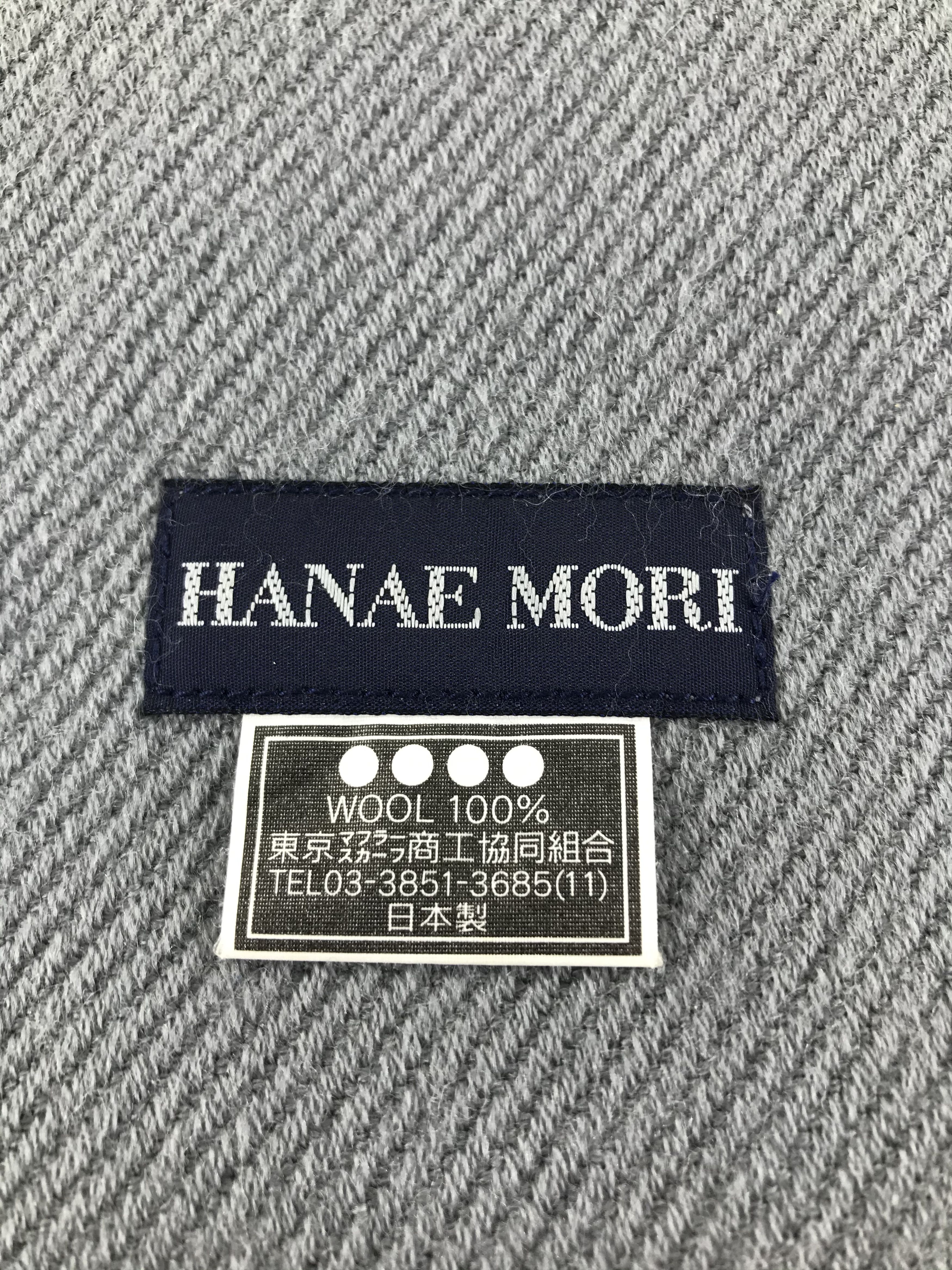 Hanae Mori Hanae Mori Wool Scarf Muffler V225 Size ONE SIZE - 4 Thumbnail