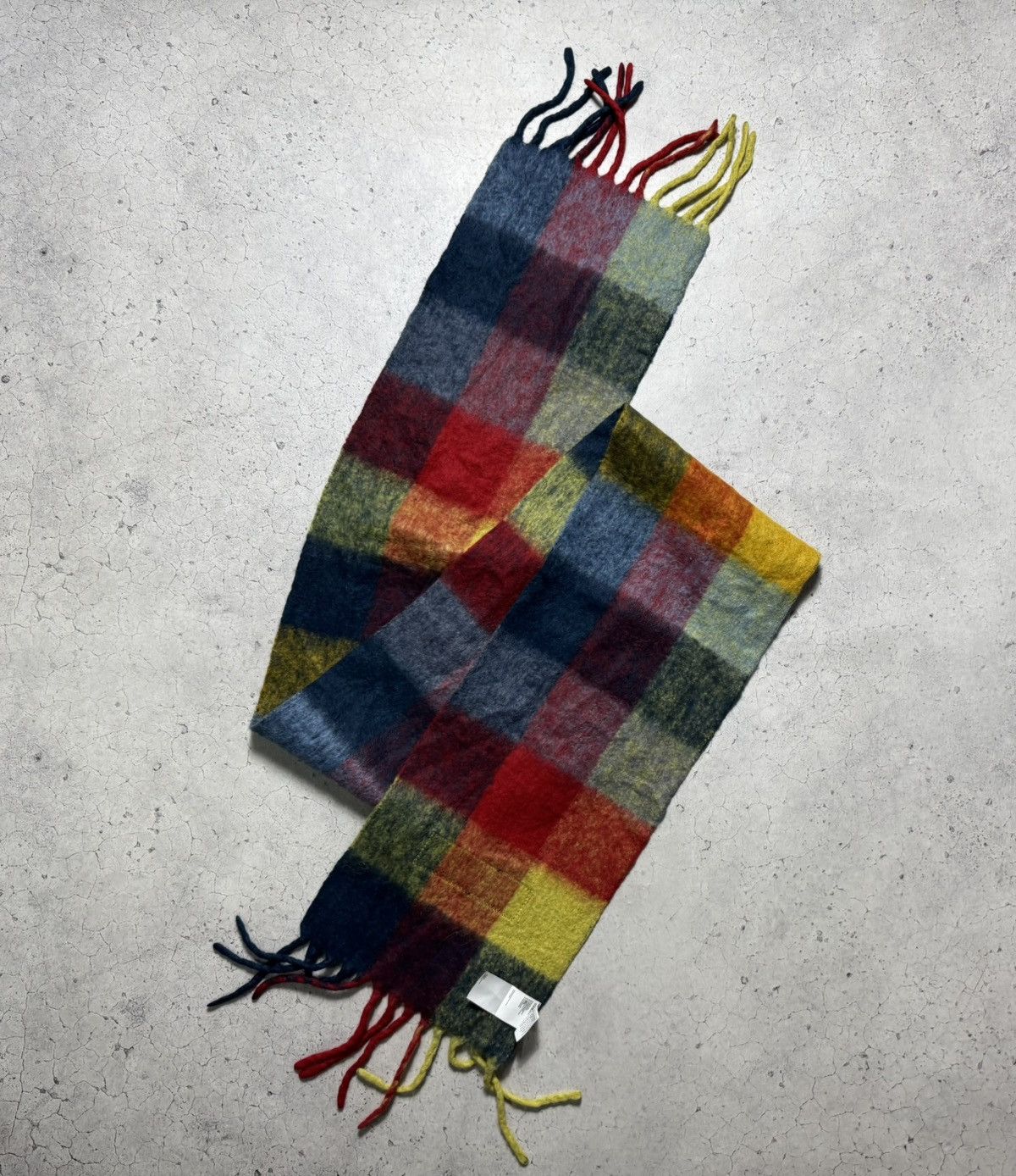 Acne Studios Acne Studios Checked Luxury Wool Scarf Size ONE SIZE - 6 Thumbnail