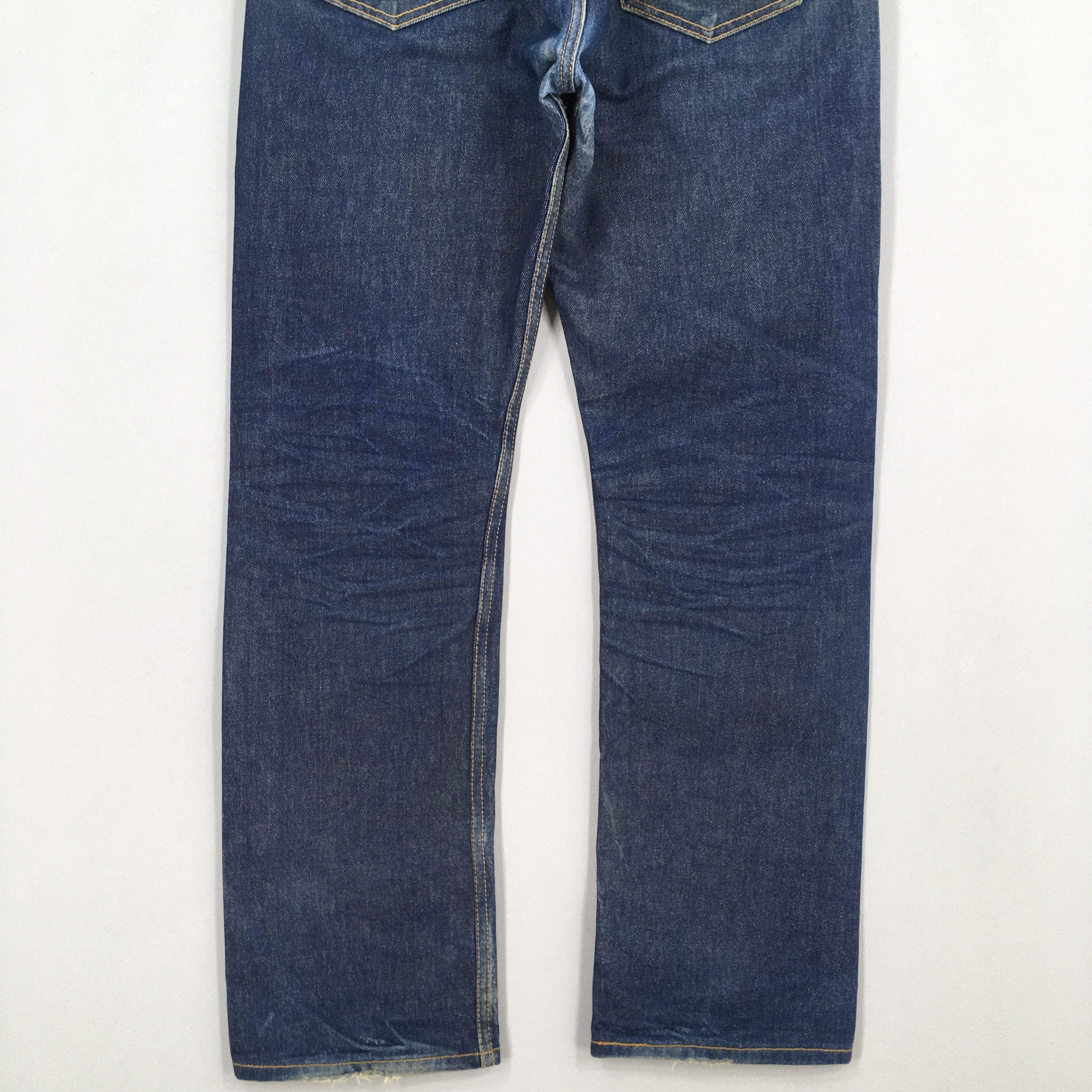 Levi's Size 32x30.5 Vintage 90s Levi's 501 Faded Blue Jeans S428 Size US 32 / EU 48 - 10 Thumbnail