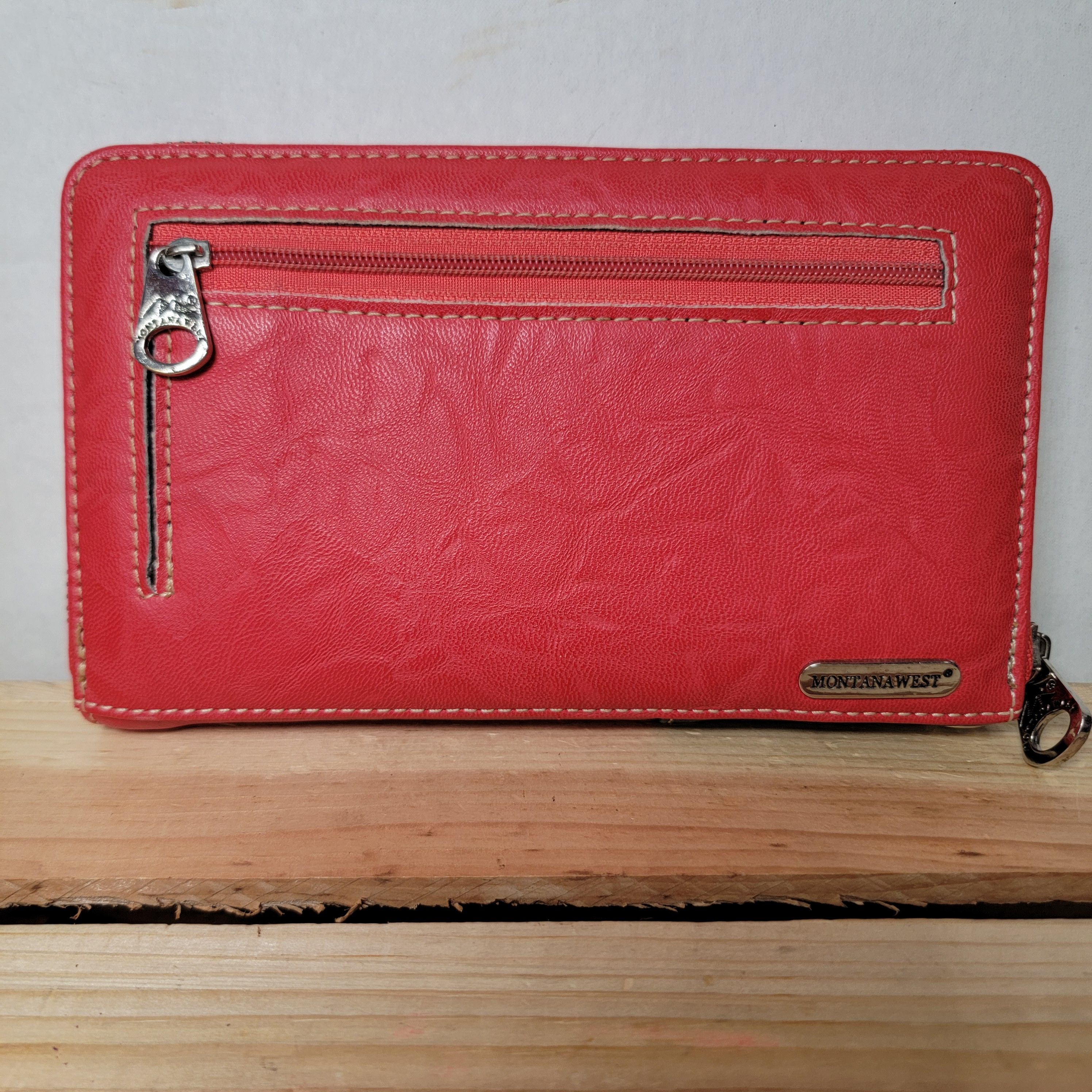 Other Montana West Faux Leather Studded Texas Flag Ladies Wallet Size ONE SIZE - 2 Thumbnail