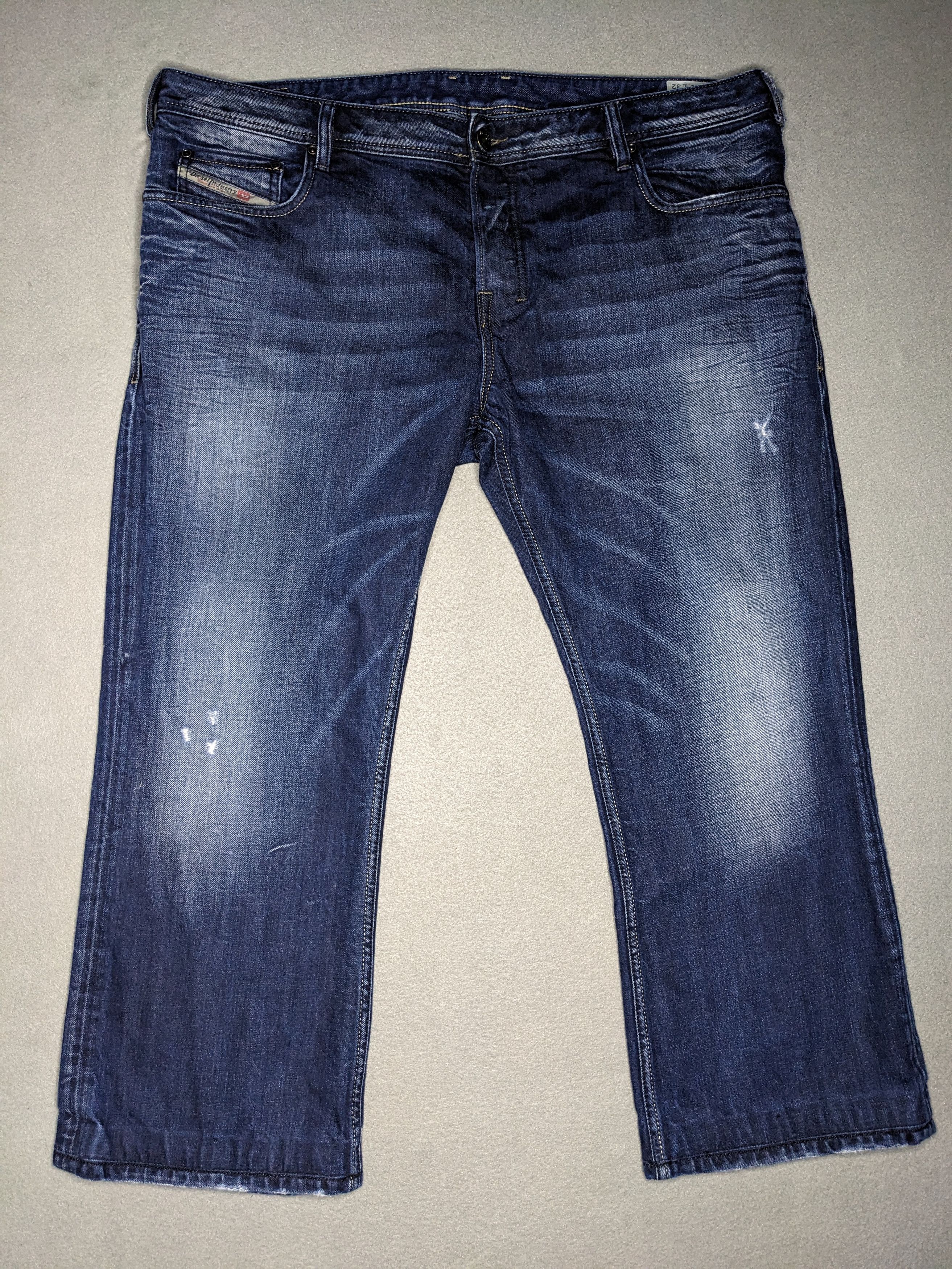 Diesel Diesel Zathan Jeans Mens 42x28 Blue Dark Wash Bootcut Italy Size US 42 / EU 58 - 1 Thumbnail