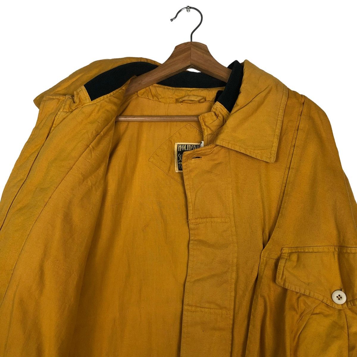 Japanese Brand 🔥VINTAGE BOMBER JACKET BIKER BONDAGE DESIGN HOLIDAYOUT Size US L / EU 52-54 / 3 - 12 Thumbnail