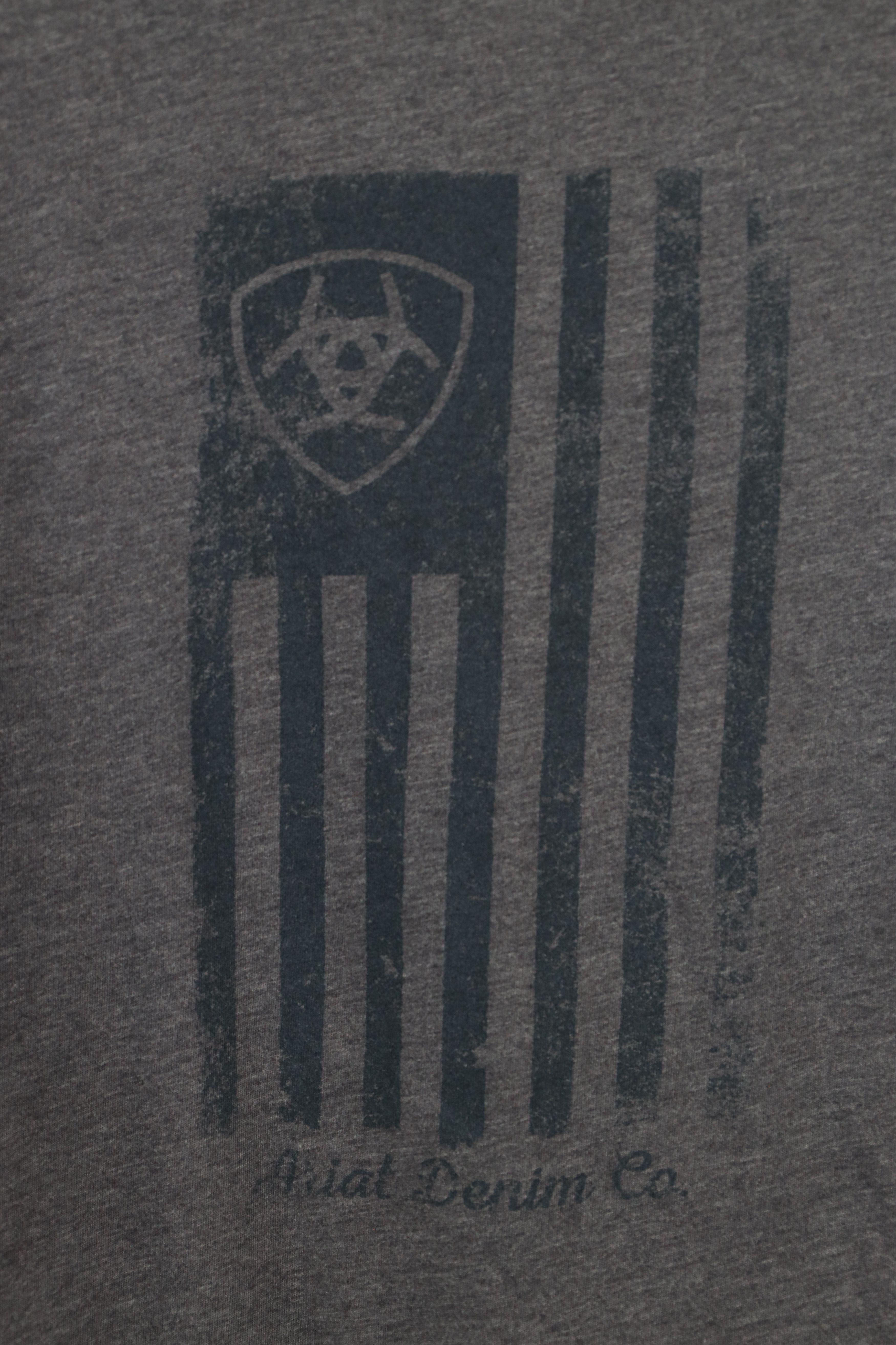 Ariat × Vintage Ariat Denim Co Spell Flag Jersey Knit Short Sleeve T-Shirt Size US XXL / EU 58 / 5 - 4 Thumbnail