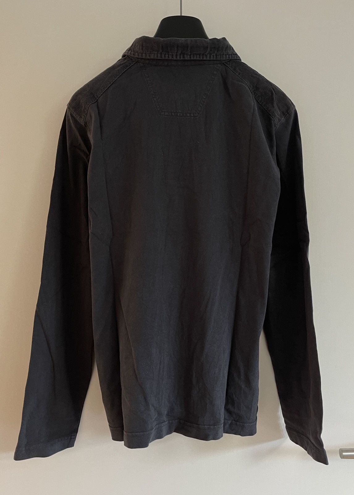 Tom Tailor Vintage Tom Tailor Longsleeve Polo Shirt in Grey Size US M / EU 48-50 / 2 - 3 Thumbnail