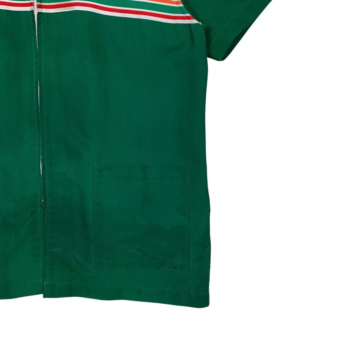 Japanese Brand Vintage 7 ELEVEN Big Logo SS Green Uniform Jacket #2584-C117 Size US M / EU 48-50 / 2 - 7 Thumbnail