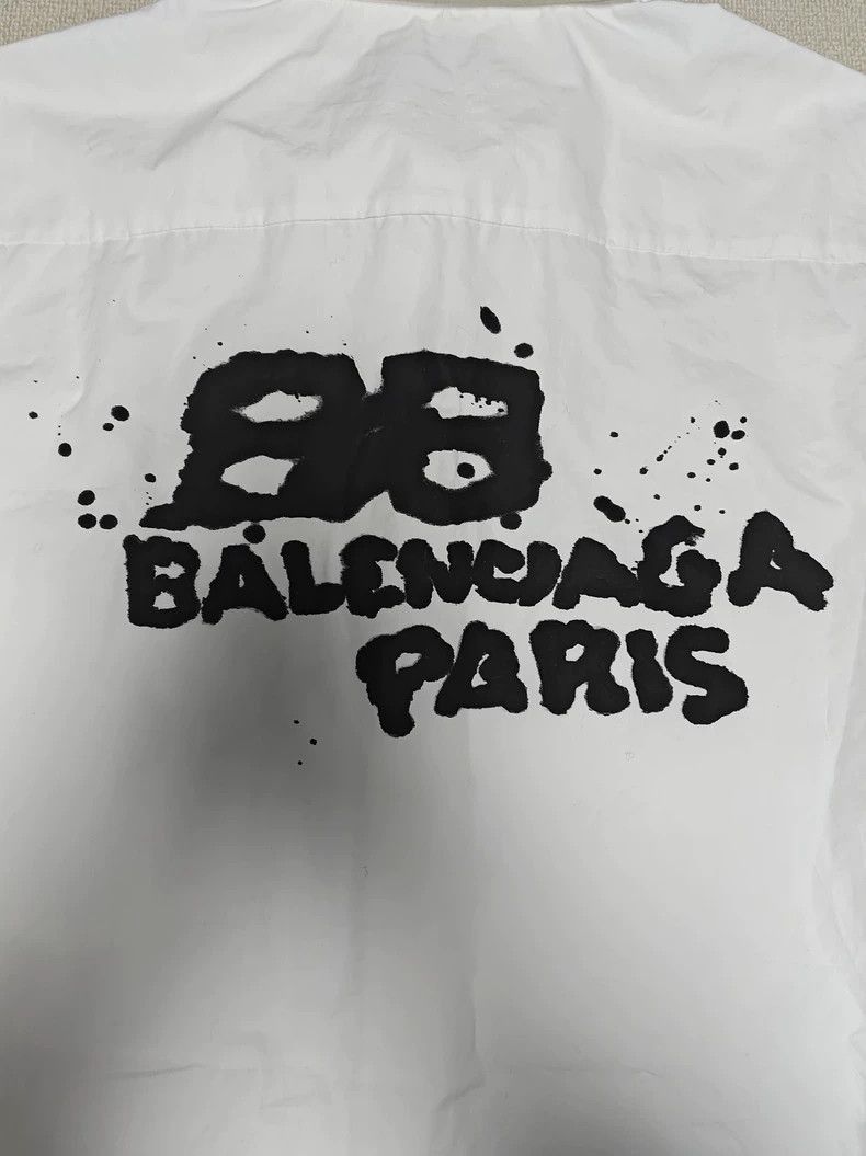 Balenciaga Balenciaga Balenciaga SS23 Graffiti Long Sleeve Shirt-2506 Size US M / EU 48-50 / 2 - 5 Thumbnail