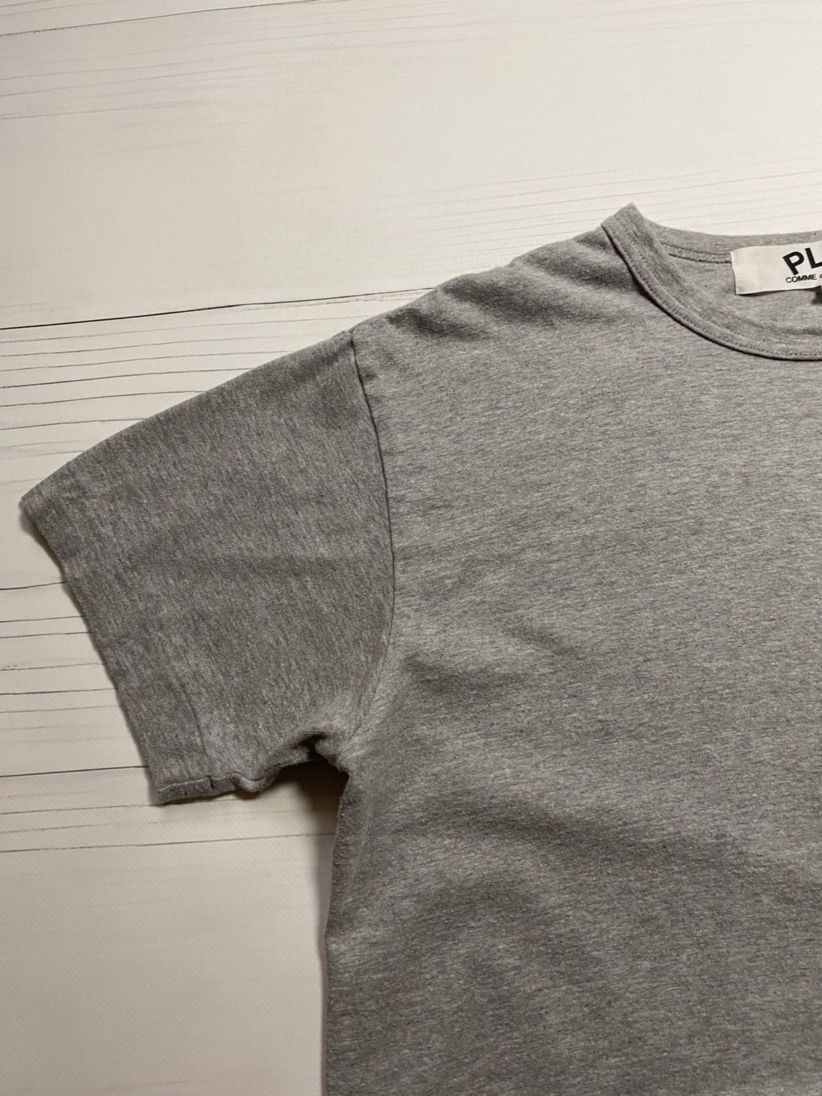 Comme des Garcons PLAY × Japanese Brand Comme Des Garcons Play embroidered logo box fit y2k t shirt Size US L / EU 52-54 / 3 - 10 Thumbnail