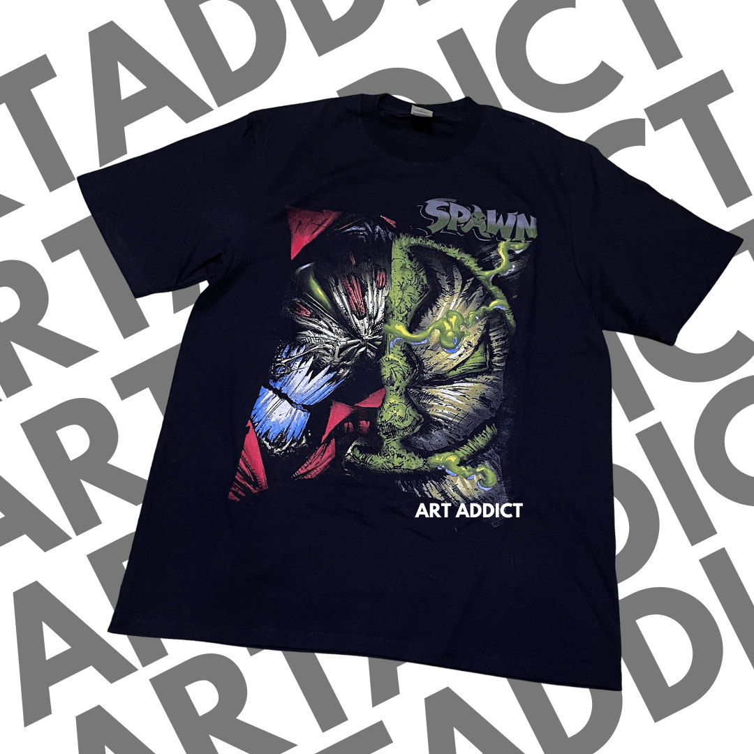 Spawn vs violator modern reprint tshirt popular for men