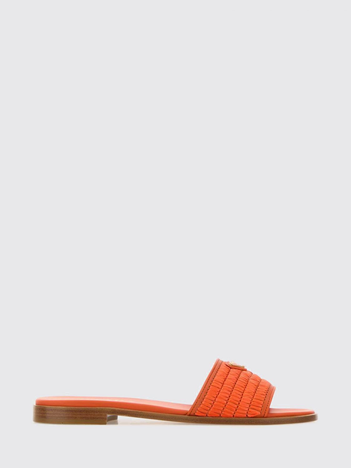 Prada Prada Heeled Sandal Woman Orange Size US 9 / IT 39 - 1 Preview