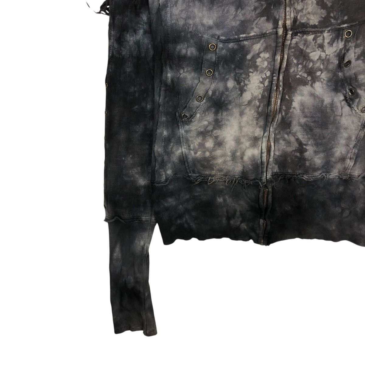 Vintage 🔥DISTRESSED PUNK BIKER ZIPPER JACKET MOON ACID WASH STYLE Size US M / EU 48-50 / 2 - 5 Thumbnail