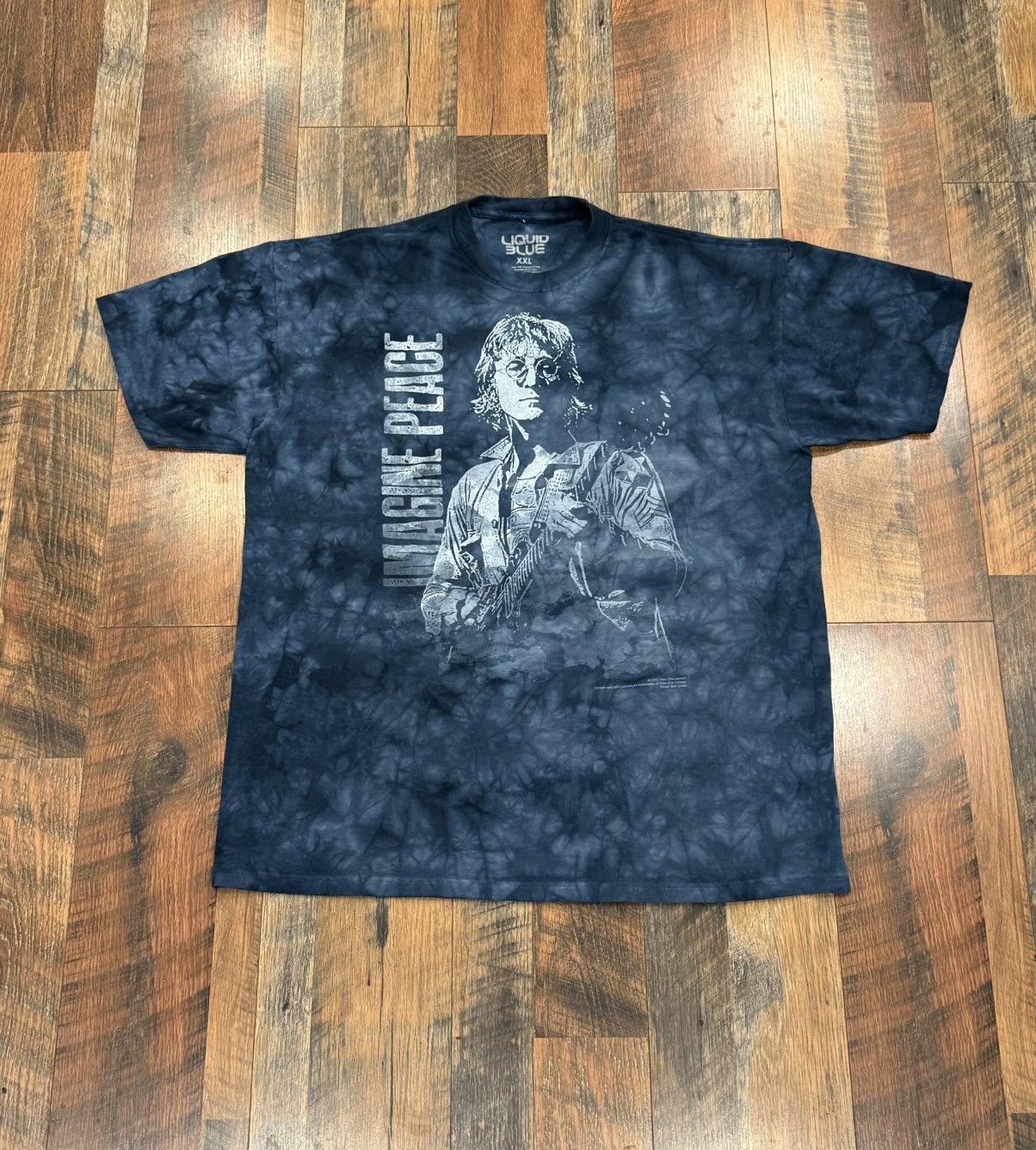 Liquid Blue Y2K Liquid Blue John Lennon Imagine Peace Tie Dye Band Tee Size US XXL / EU 58 / 5 - 1 Thumbnail