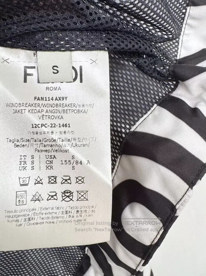 Fendi Fendi Nylon Windbreaker Jacket Size S / US 4 / IT 40 - 4 Thumbnail