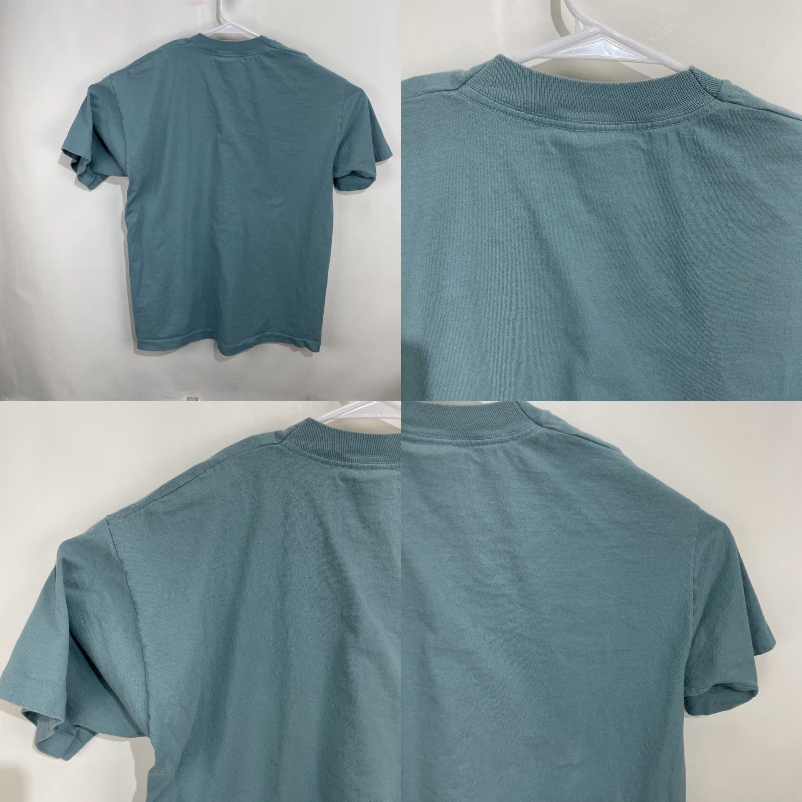 Fruit Of The Loom VINTAGE Fruit of the Loom T-Shirt Dog 90s Teal Blue XL Crew Neck Graphic Tee Mens Size US XL / EU 56 / 4 - 9 Thumbnail