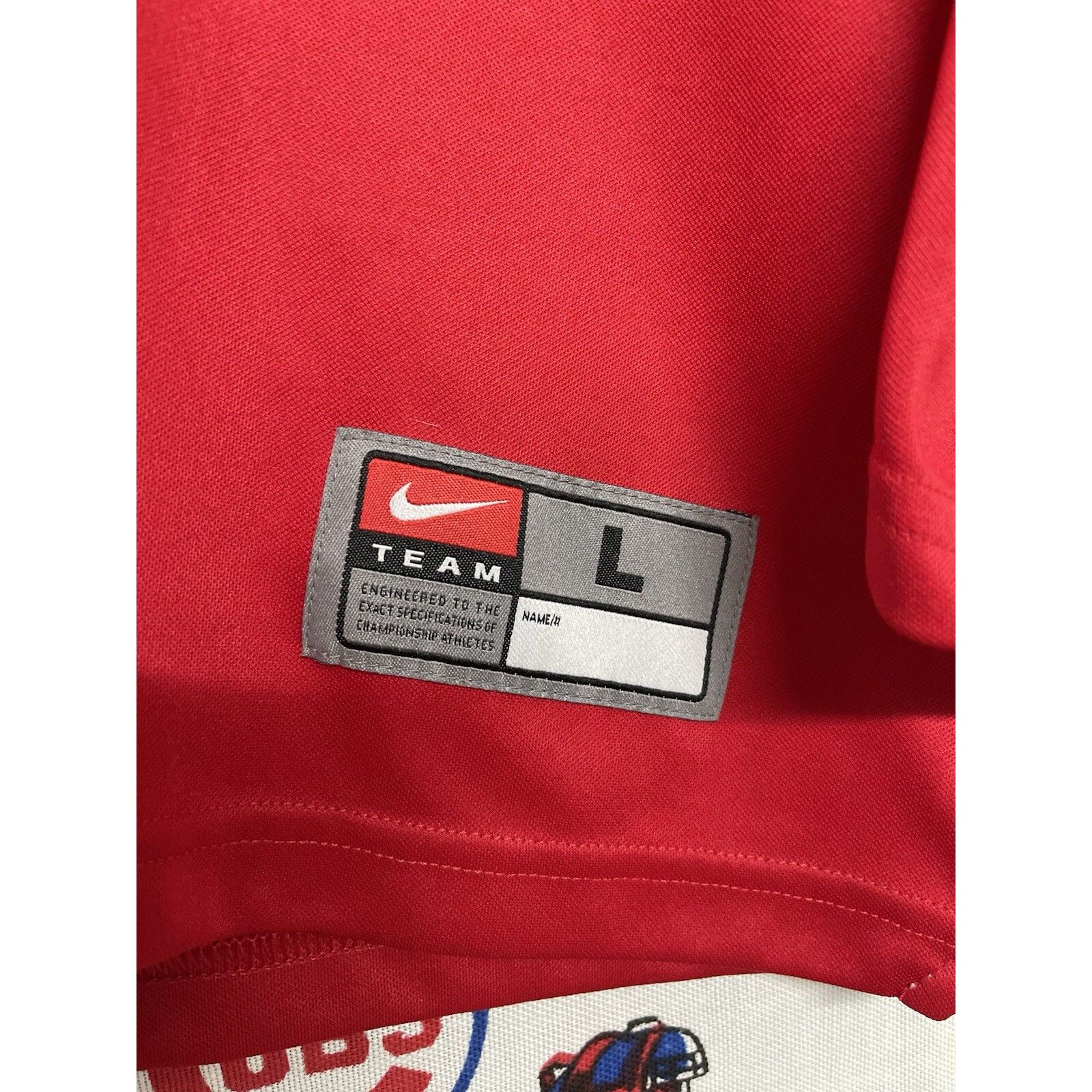 Nike VTG 90s Y2K Nike Dri-Fit Team Apparel Red 1/4 Zip S/S Shirt Size US L / EU 52-54 / 3 - 2 Thumbnail