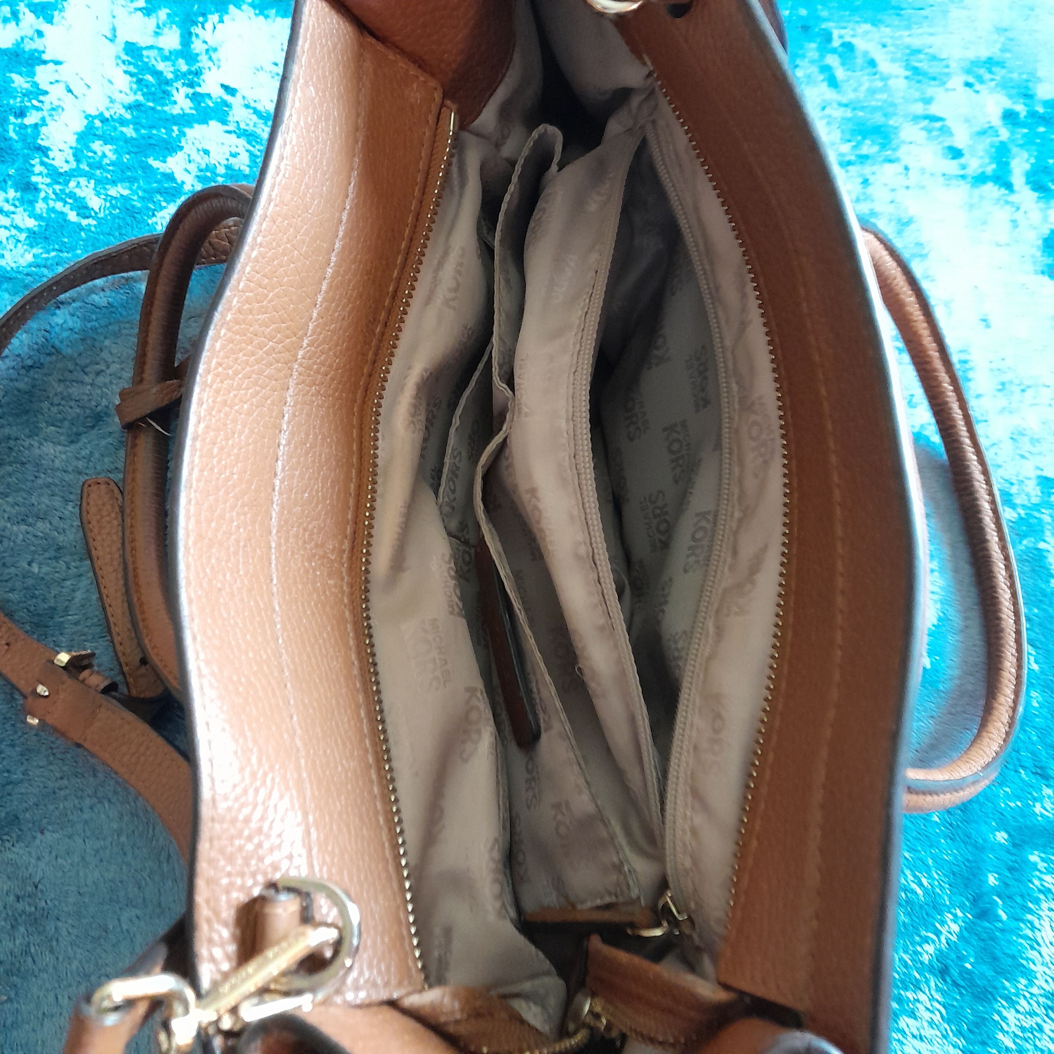 Michael Kors Michael Kors Women’s Brown Crossbody Leather Bag Size ONE SIZE - 4 Thumbnail