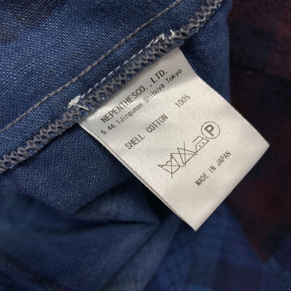 Needles NEEDLES REBUILD 7 CUT INDIGO OVERDYE FLANNEL SHIRT Size US S / EU 44-46 / 1 - 7 Thumbnail