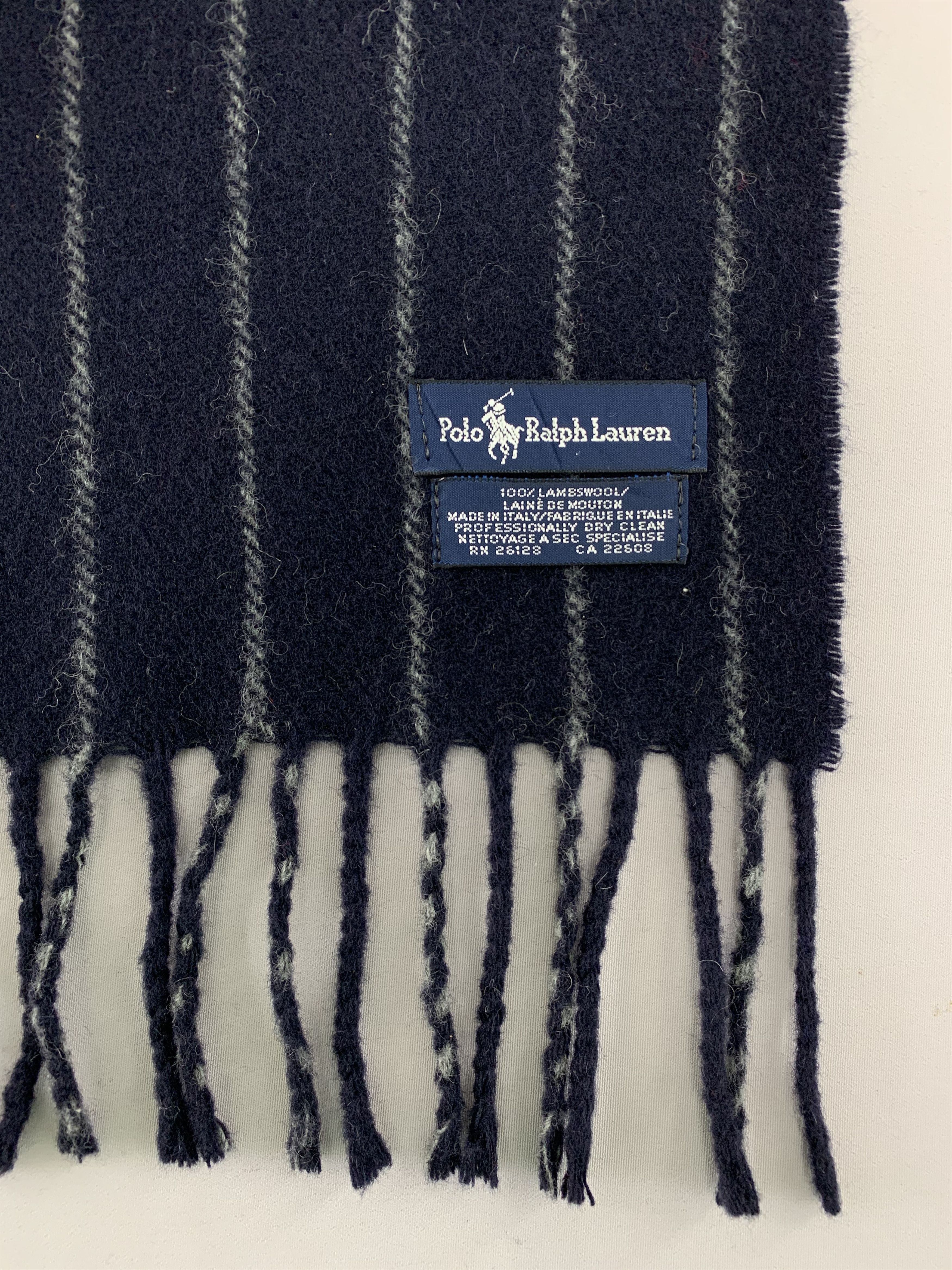 Polo Ralph Lauren Polo Ralph Lauren Scarf Wool Muffler Neck Wrap BL4274 Size ONE SIZE - 4 Thumbnail