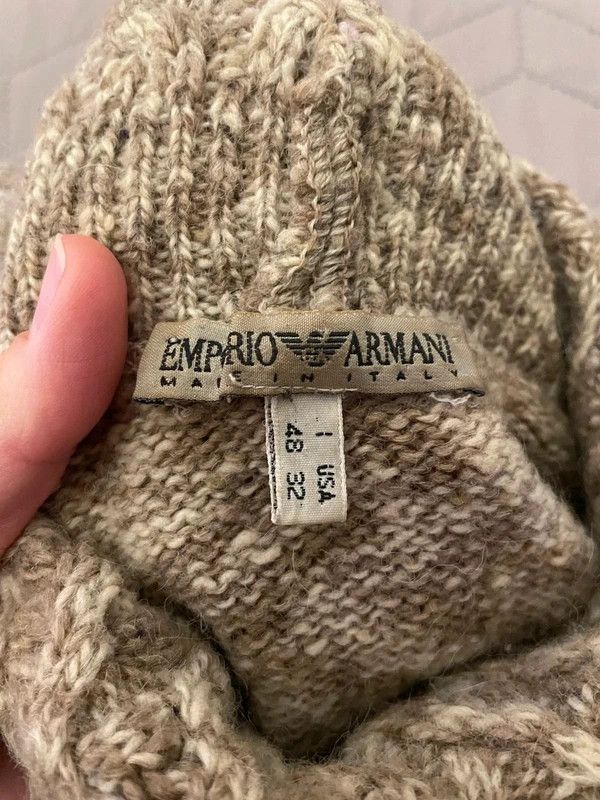 Emporio Armani Emporio Armani, wool & alpaca turtleneck pull vintage Size US M / EU 48-50 / 2 - 4 Thumbnail