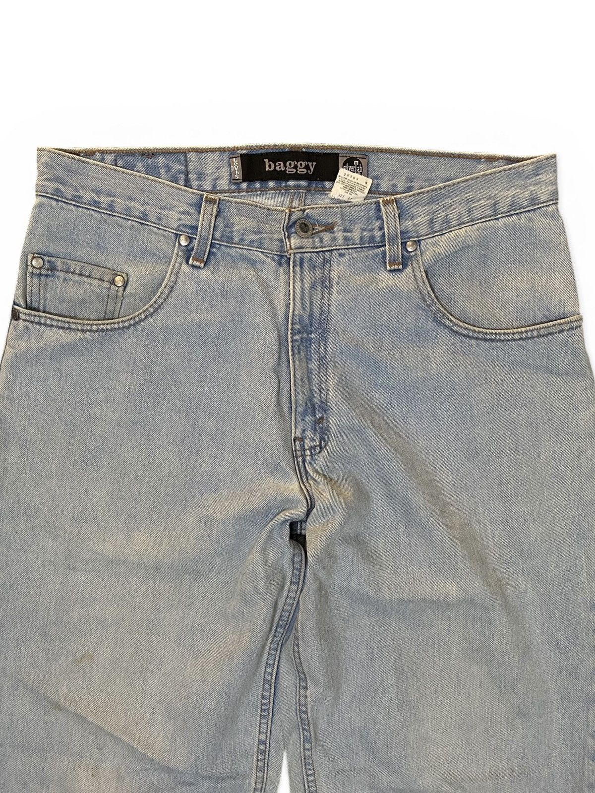 Levi's Vintage 90’s Baggy Levis Silvertab Light Blue Jeans Size US 33 - 3 Thumbnail