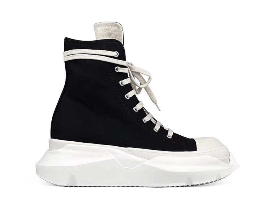 Rick Owens Drkshdw Rick Owens DRKSHDW Men's Canvas Low & High Sneakers Size US 9.5 / EU 42-43 - 2 Thumbnail