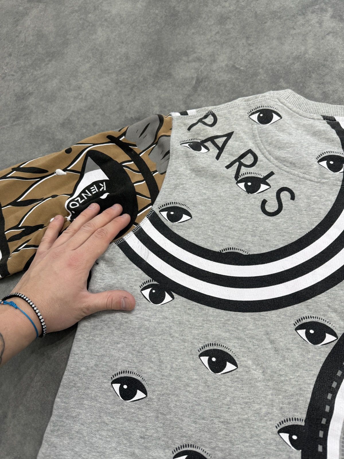Kenzo Multicolor crewneck kenzo allover print lion eiffel tower Size US S / EU 44-46 / 1 - 9 Thumbnail