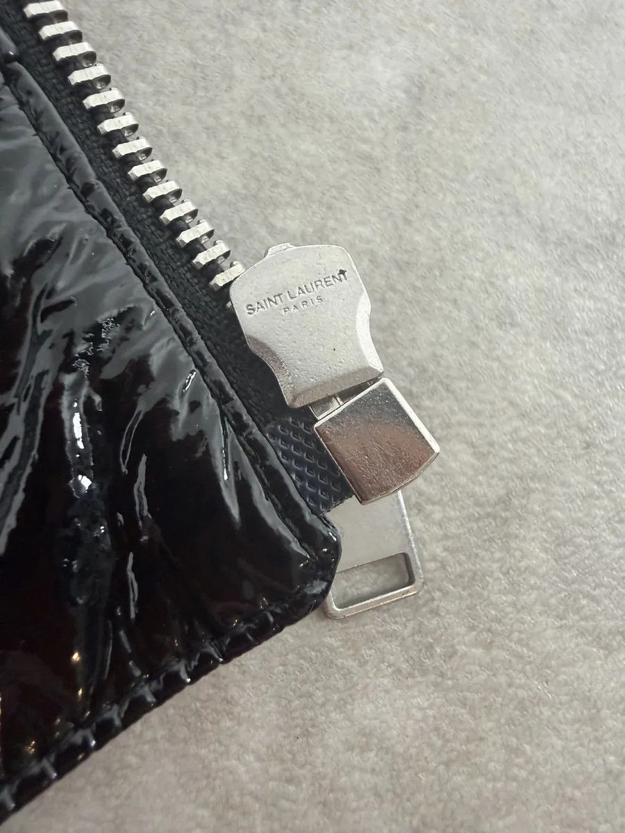 Saint Laurent Paris AW2015 Saint Laurent Black Patent Leather Multi Zip Jacket by Hedi Slimane Size US S / EU 44-46 / 1 - 19 Thumbnail